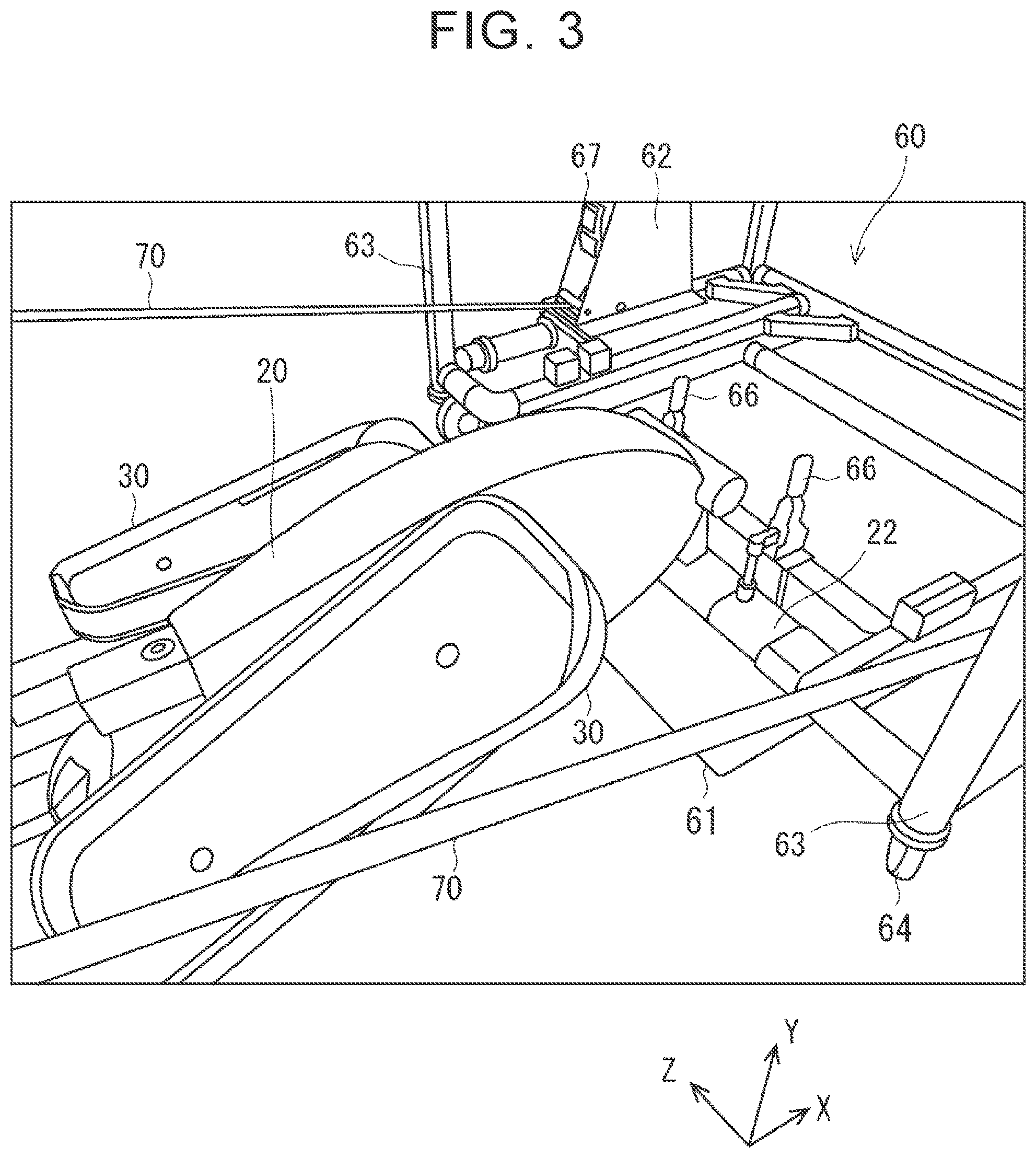 Patent US11779804 Figure 3 – Pedaling exercise machine and fixing method thereof
