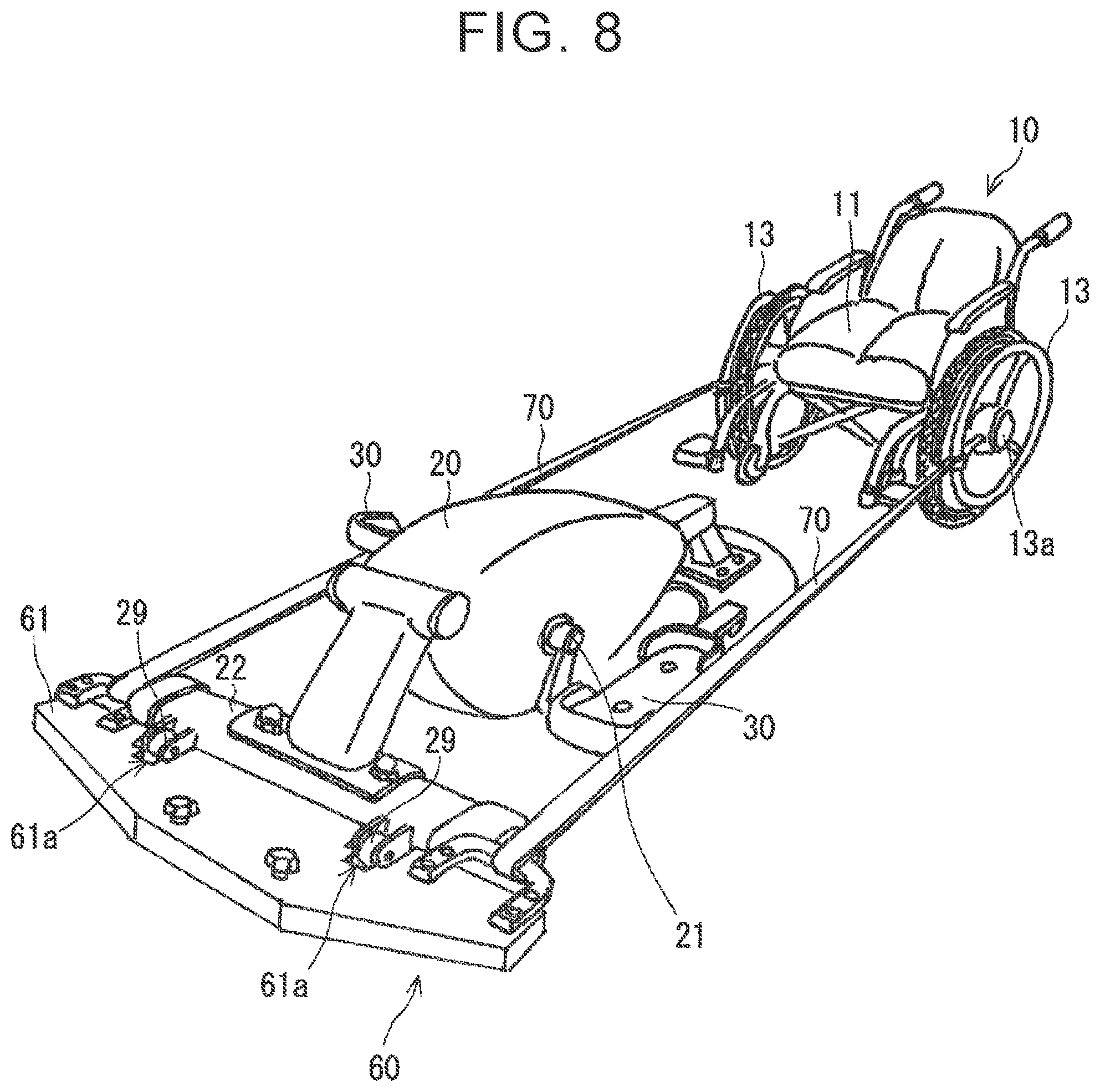 Patent US11779804 Figure 8 – Pedaling exercise machine and fixing method thereof