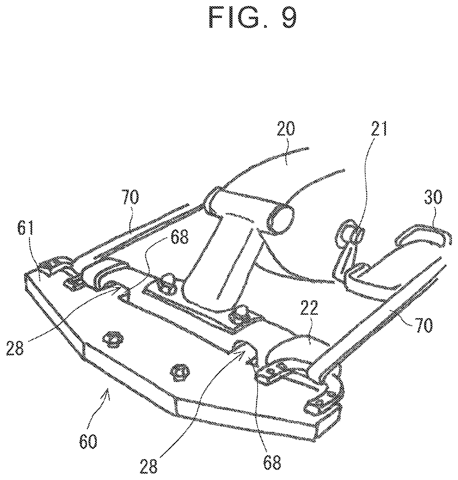 Patent US11779804 Figure 9 – Pedaling exercise machine and fixing method thereof