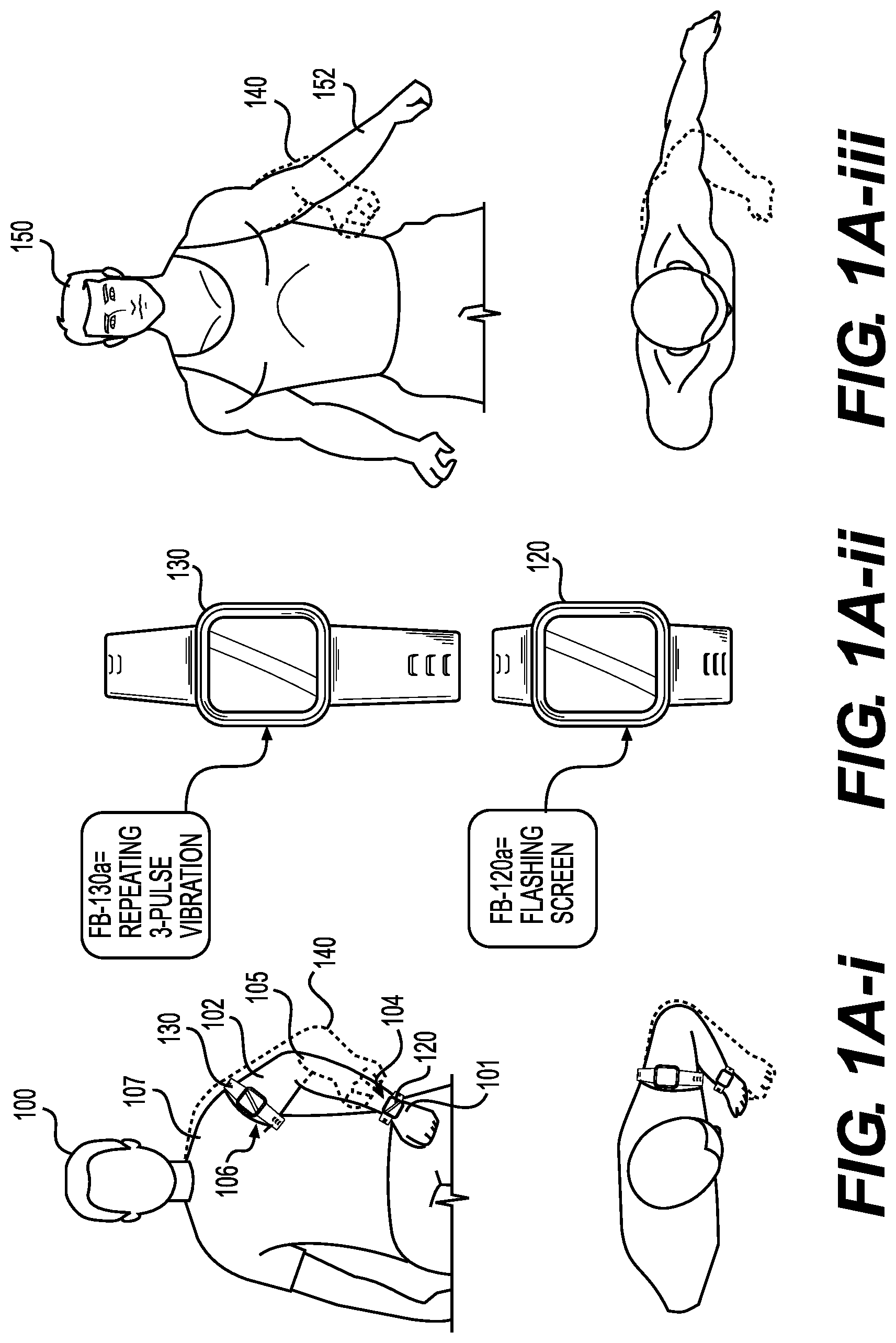Patent US11779808 Figure 1 – Wearable device systems and methods for guiding physical movements