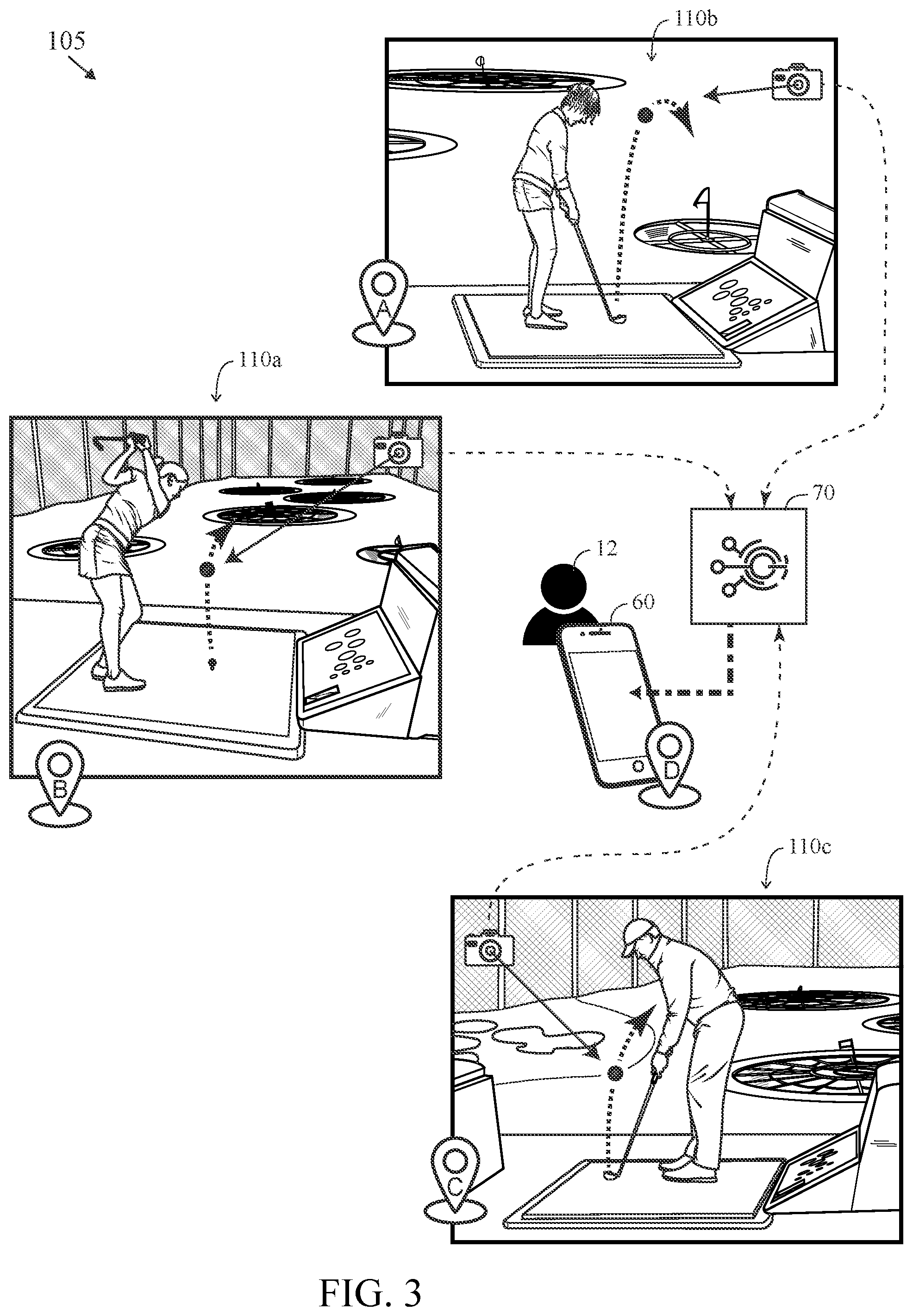 Patent US11779809 Figure 3 – Method and system utilizing a golf shot API proxy