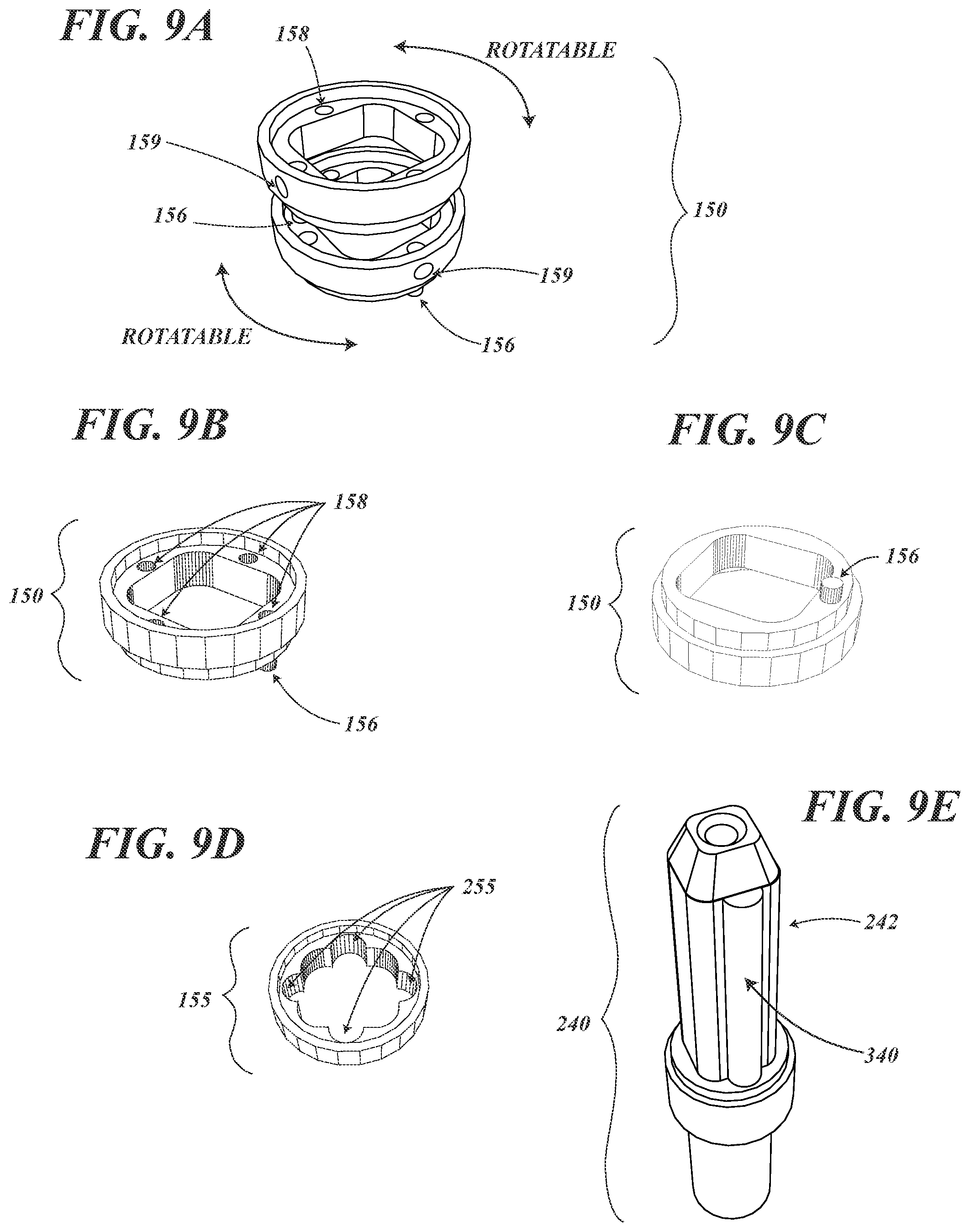Patent US11779815 Figure 8 – Adjustable and interchangeable modular hosel golf club assembly