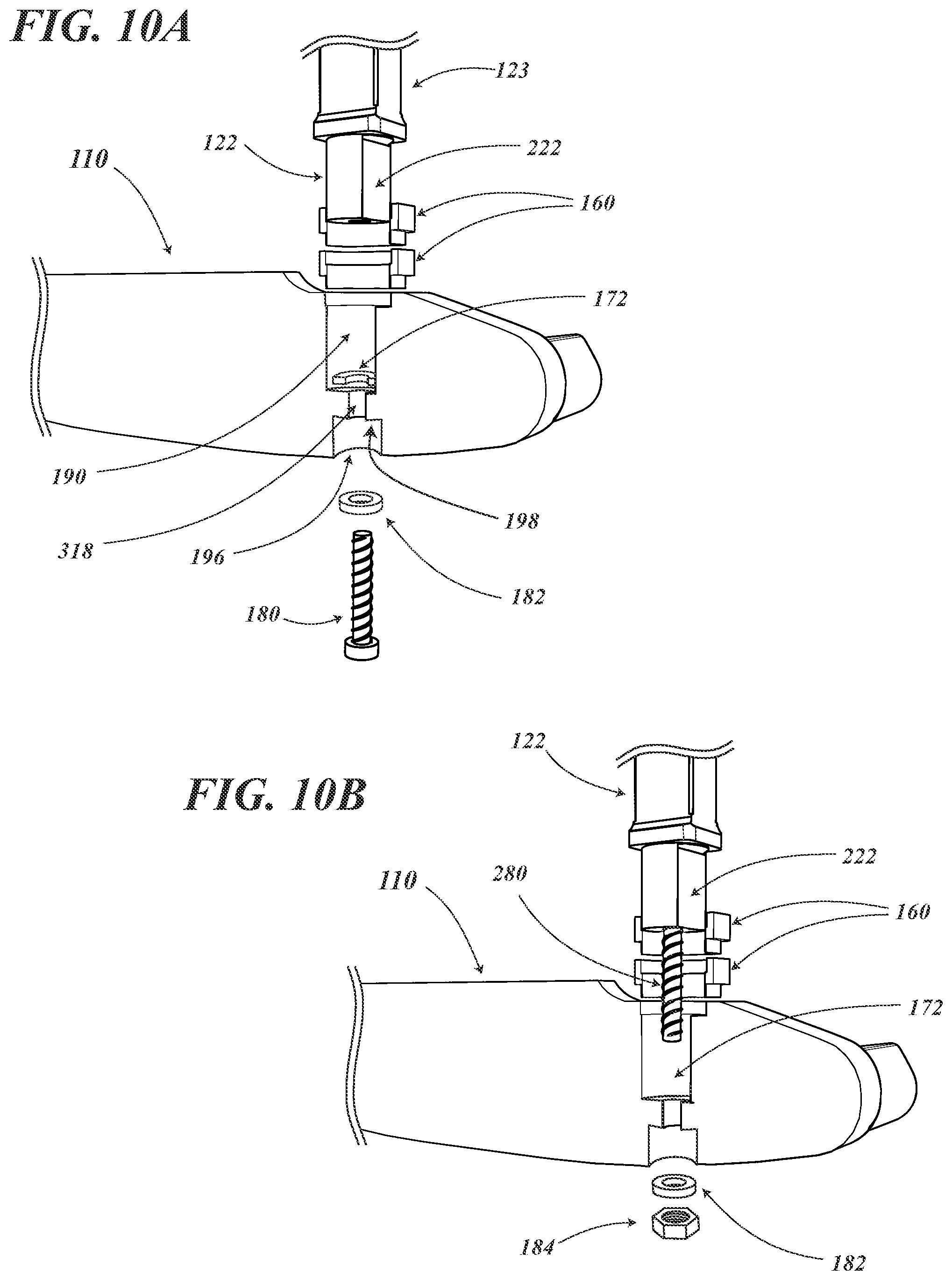 Patent US11779815 Figure 9 – Adjustable and interchangeable modular hosel golf club assembly