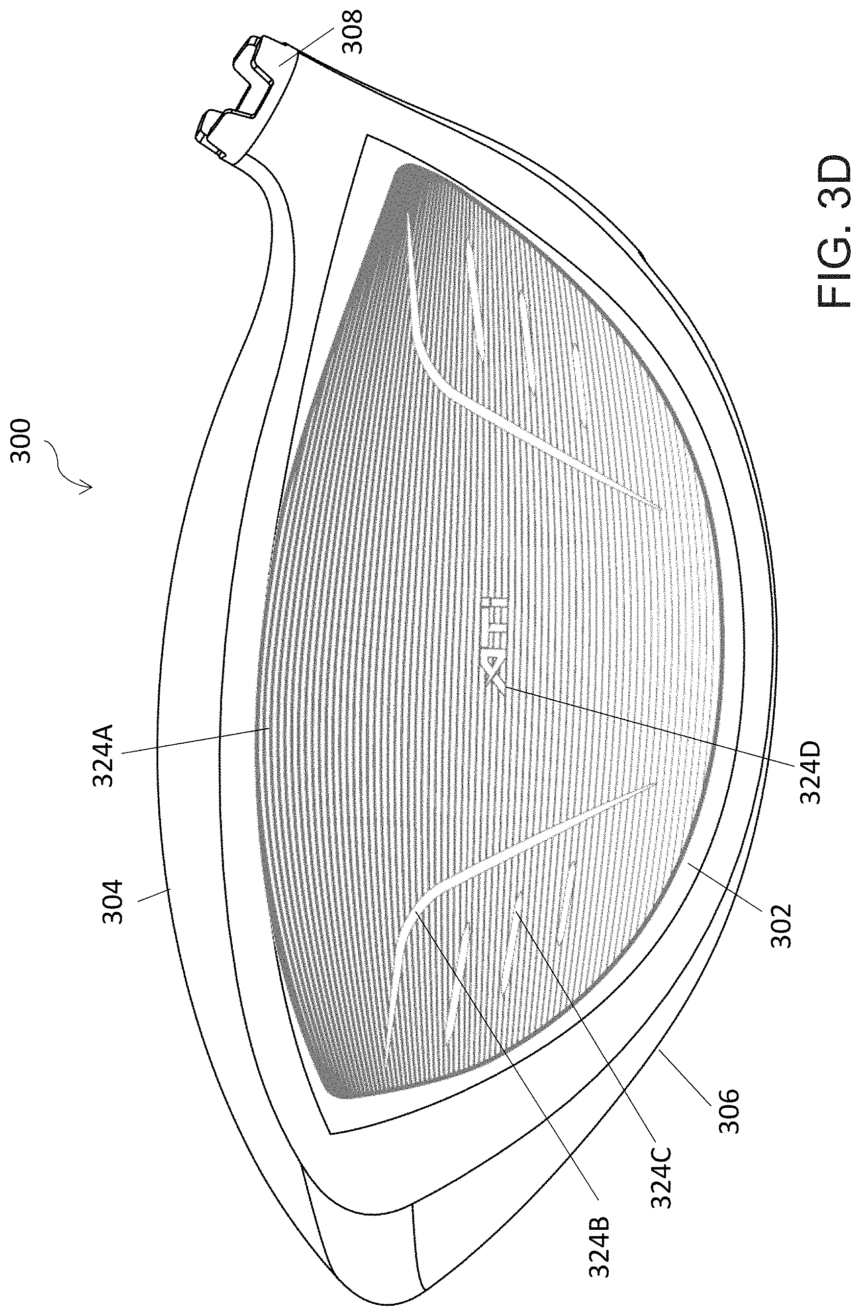 Patent US11779816 Figure 6 – Laser-contrasted golf club head and manufacturing process
