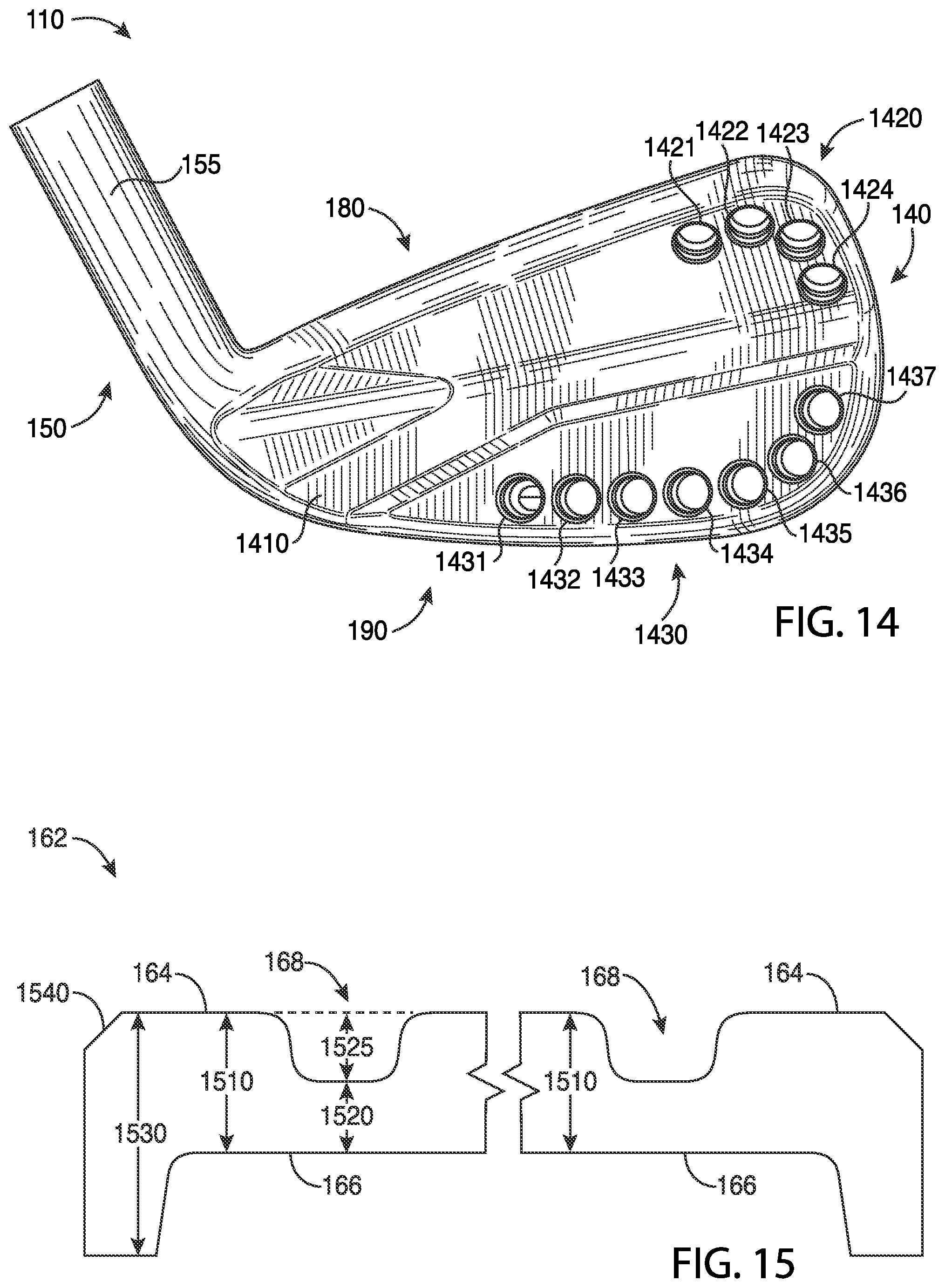 Patent US11779817 Figure 7 – Golf club heads and methods to manufacture golf club heads