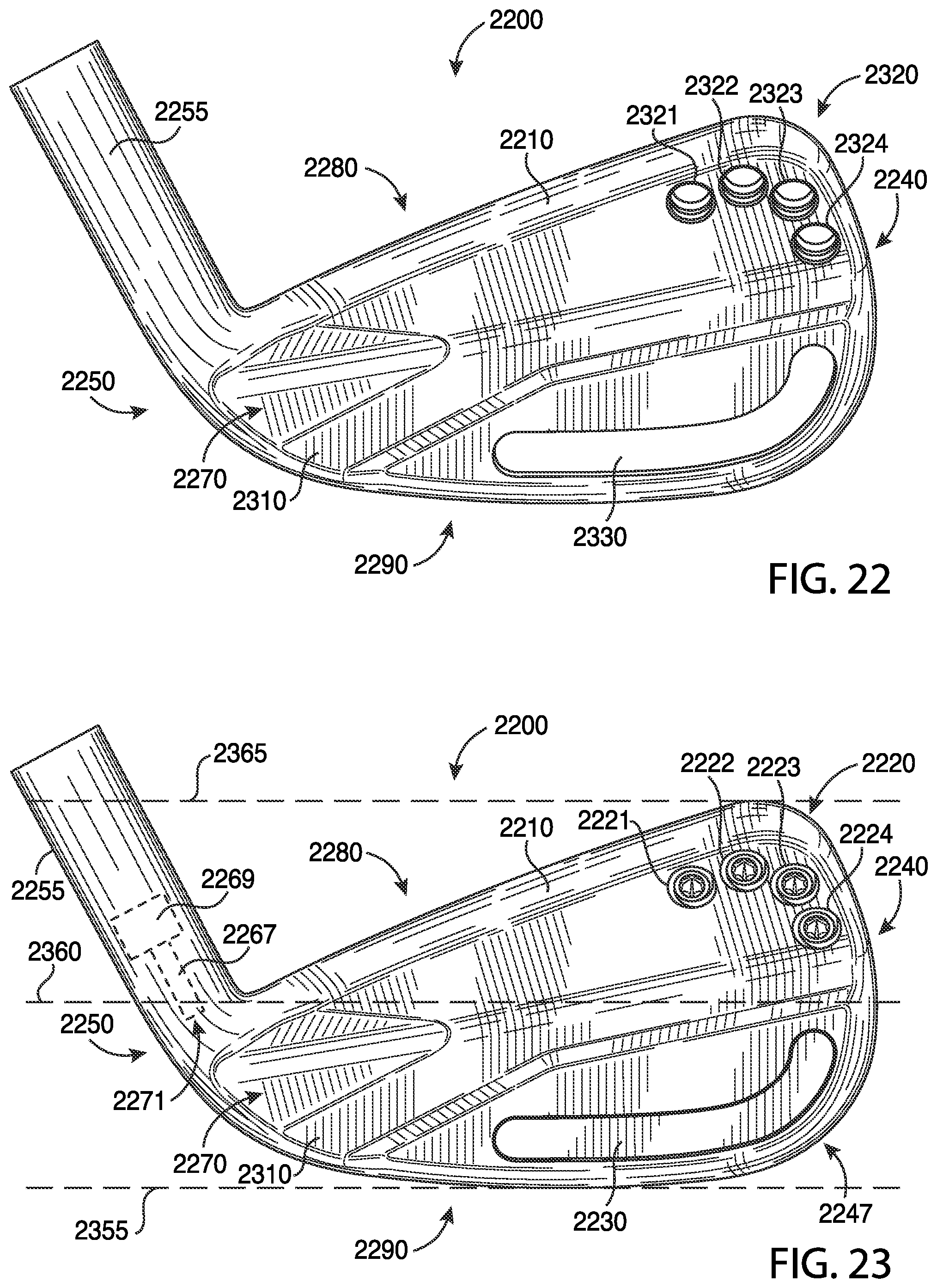 Patent US11779817 Figure 11 – Golf club heads and methods to manufacture golf club heads