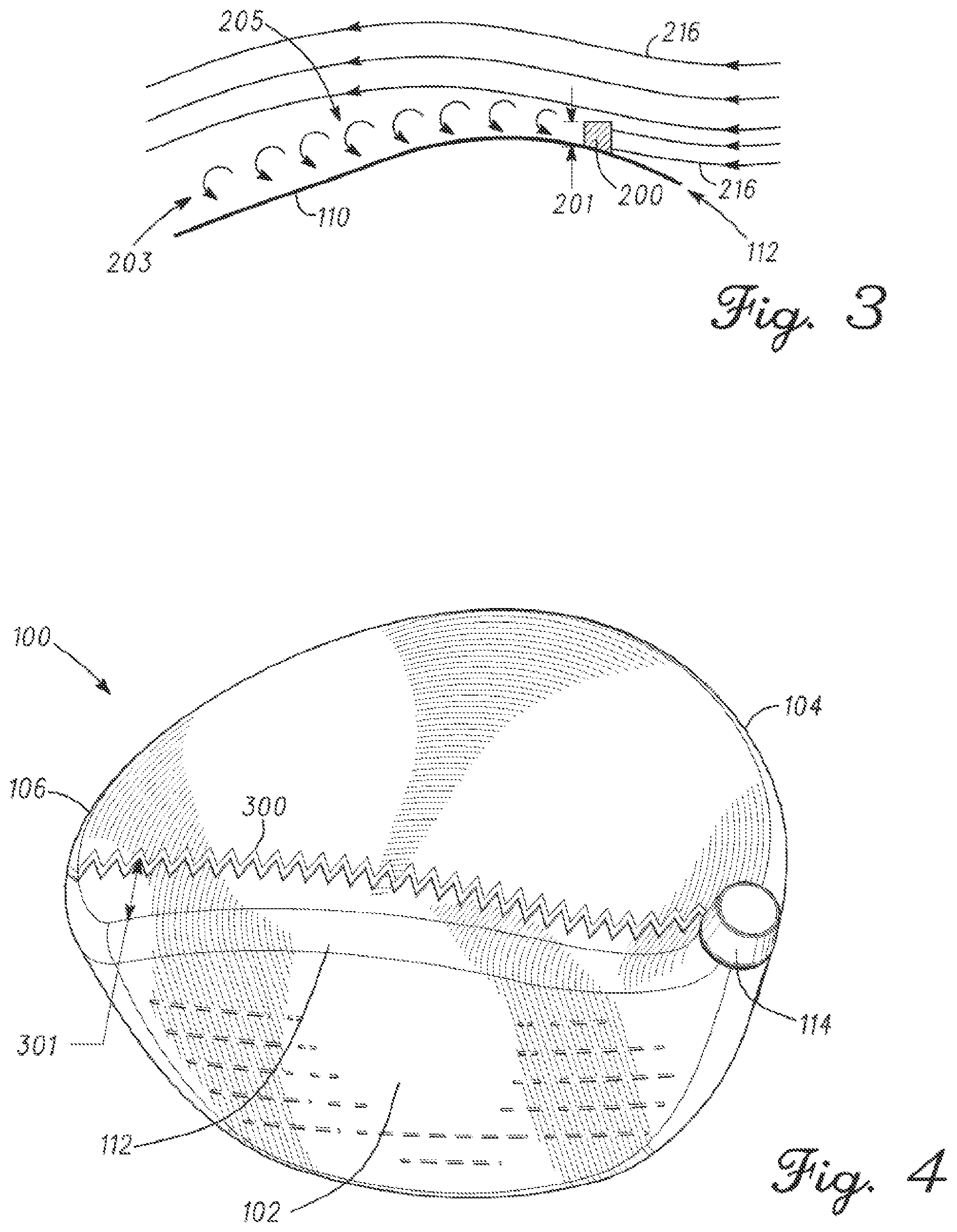 Patent US11779818 Figure 2 – Golf club heads with turbulators and methods to manufacture golf club heads with turbulators
