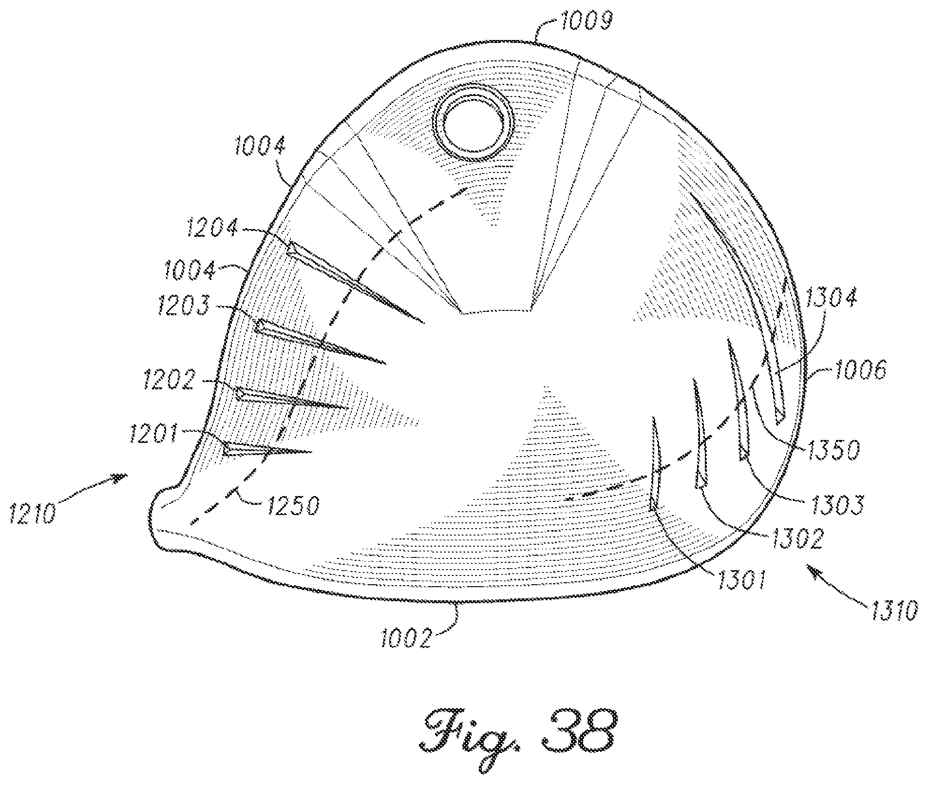 Patent US11779818 Figure 13 – Golf club heads with turbulators and methods to manufacture golf club heads with turbulators