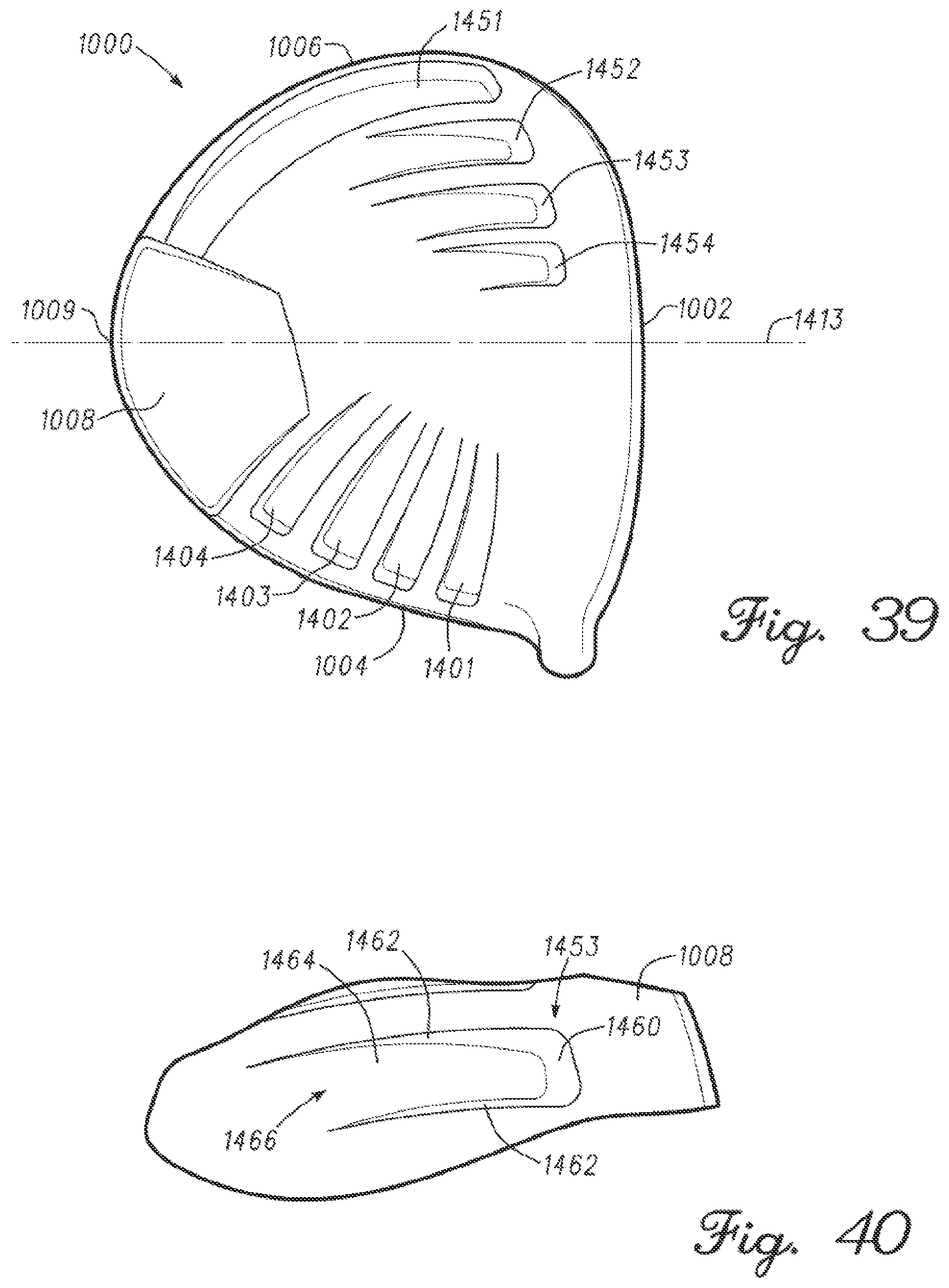 Patent US11779818 Figure 14 – Golf club heads with turbulators and methods to manufacture golf club heads with turbulators