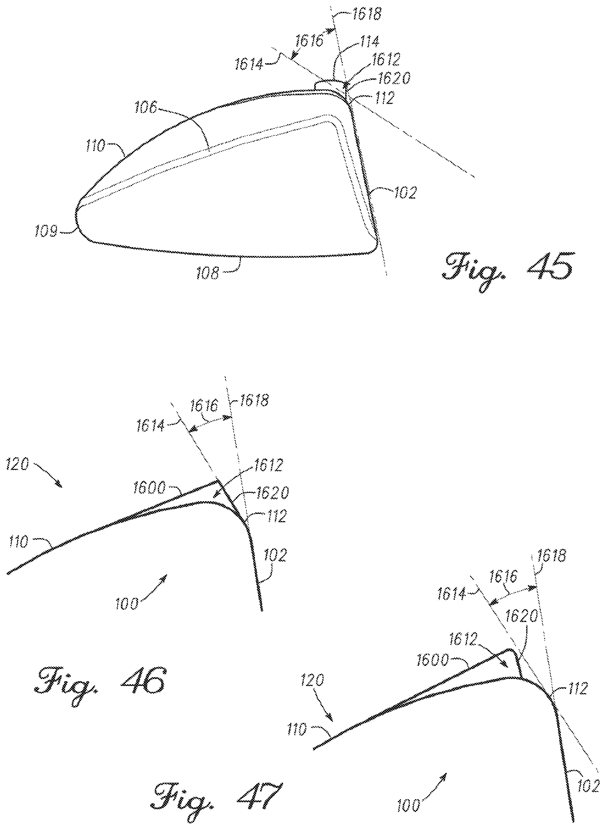 Patent US11779818 Figure 17 – Golf club heads with turbulators and methods to manufacture golf club heads with turbulators