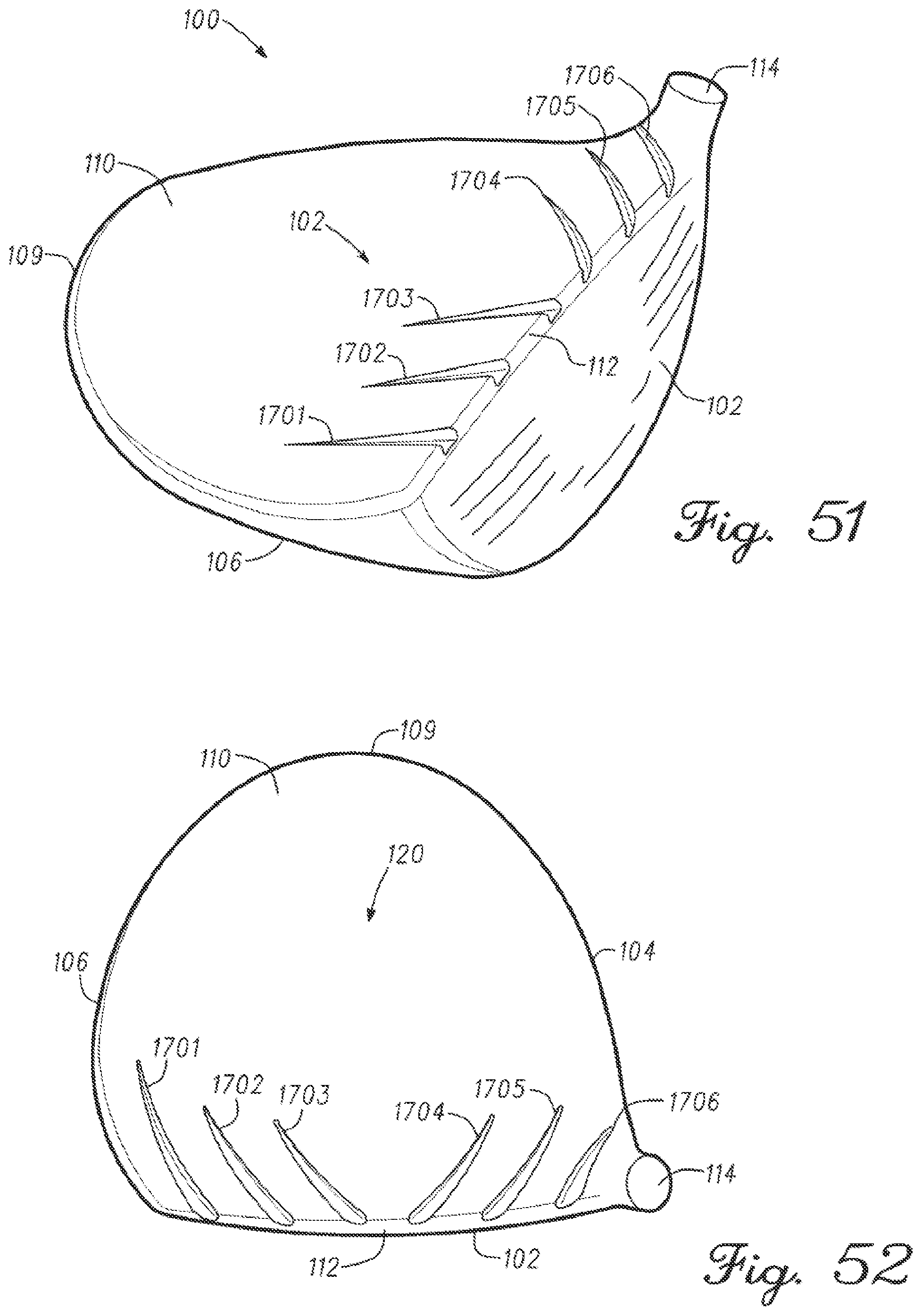 Patent US11779818 Figure 20 – Golf club heads with turbulators and methods to manufacture golf club heads with turbulators