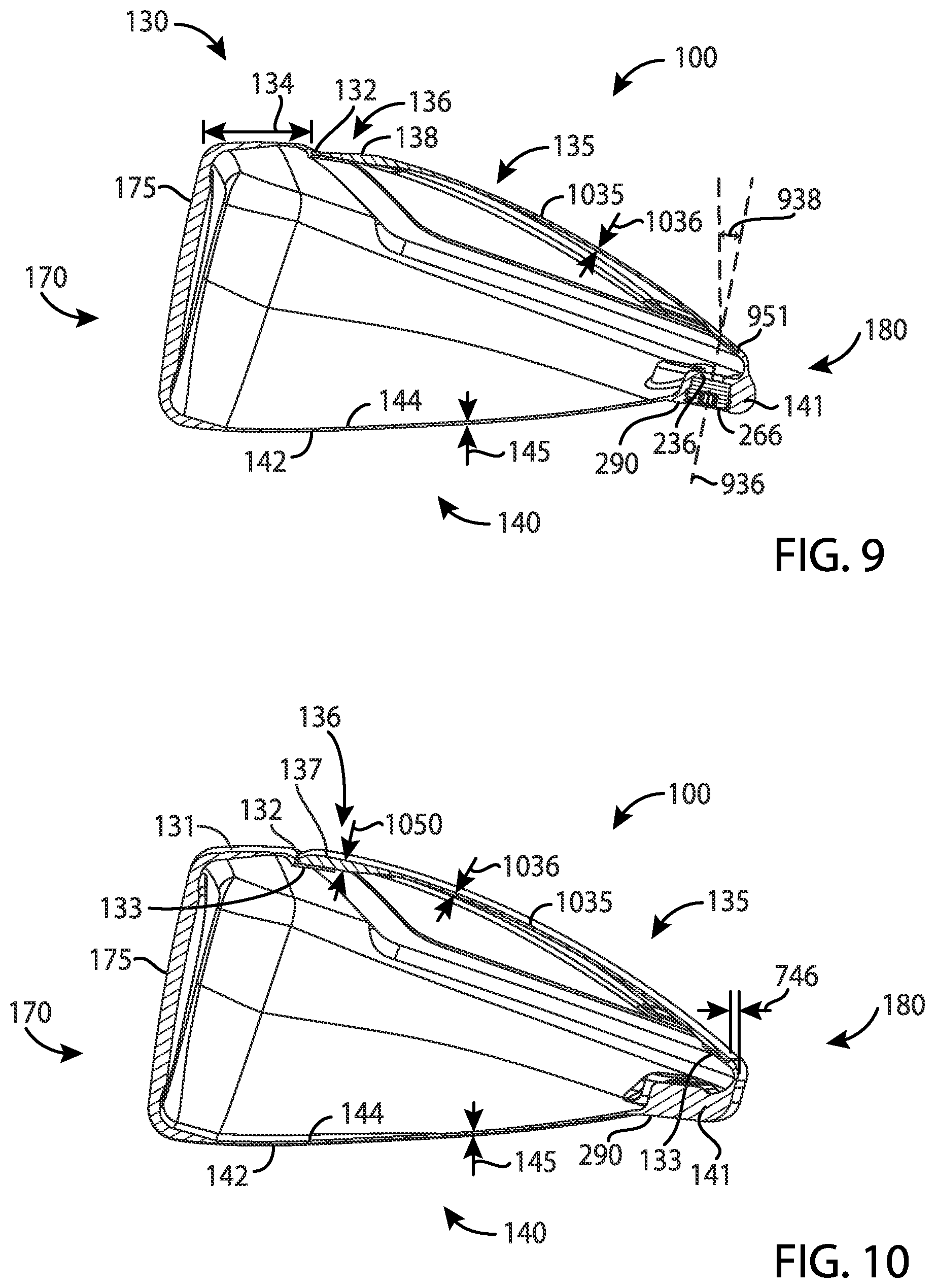 Patent US11779819 Figure 5 – Golf club heads and methods to manufacture golf club heads