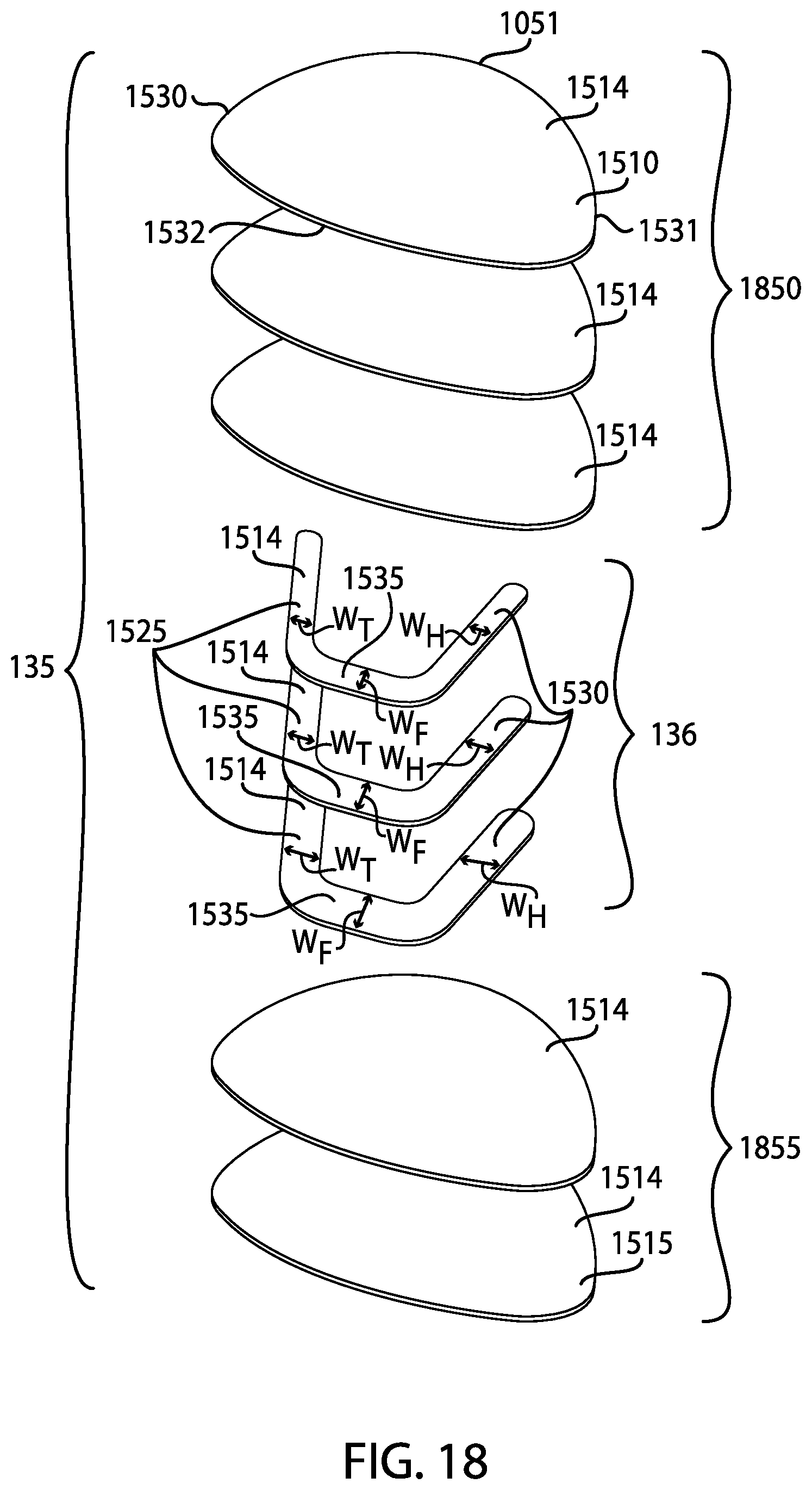 Patent US11779819 Figure 10 – Golf club heads and methods to manufacture golf club heads