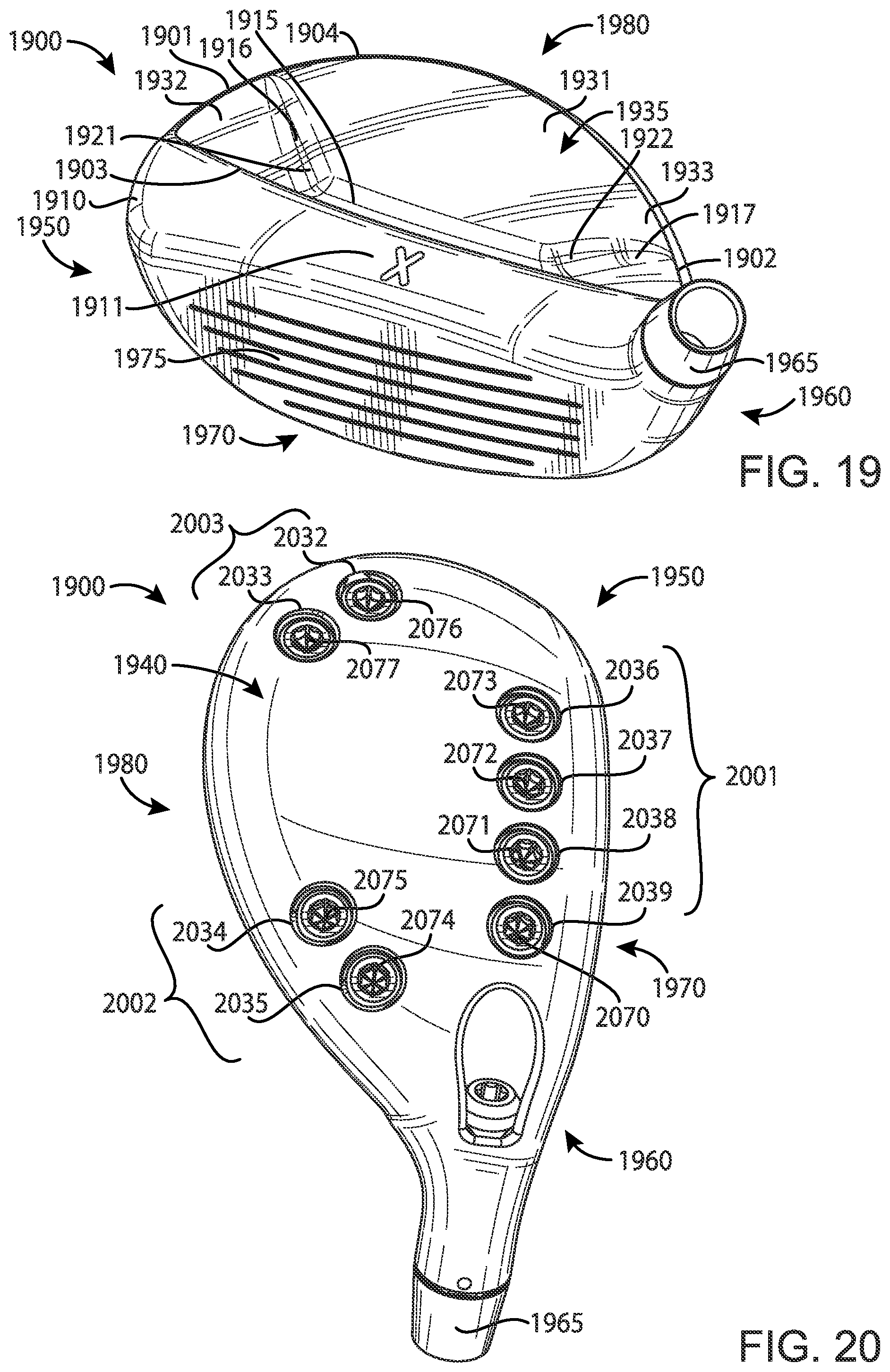 Patent US11779819 Figure 11 – Golf club heads and methods to manufacture golf club heads