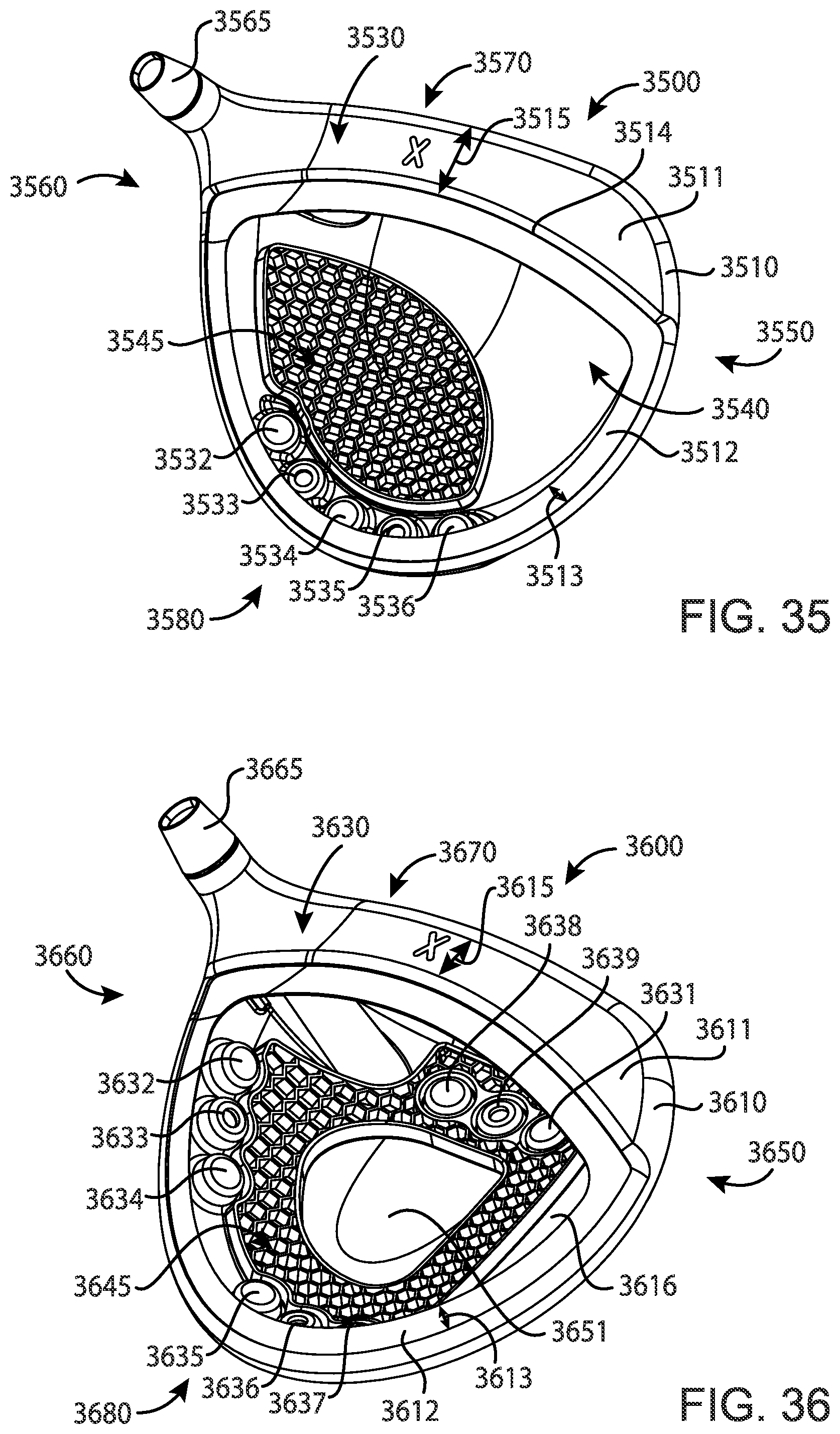Patent US11779819 Figure 19 – Golf club heads and methods to manufacture golf club heads