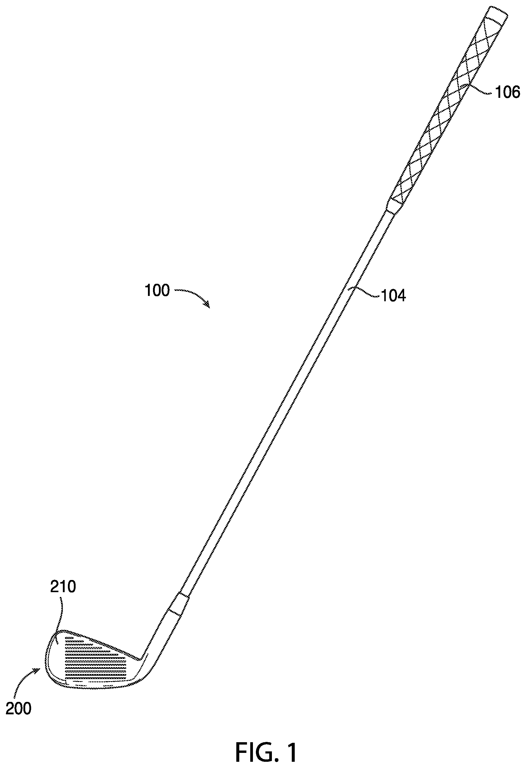 Patent US11779820 Figure 1 – Golf club heads and methods to manufacture golf club heads