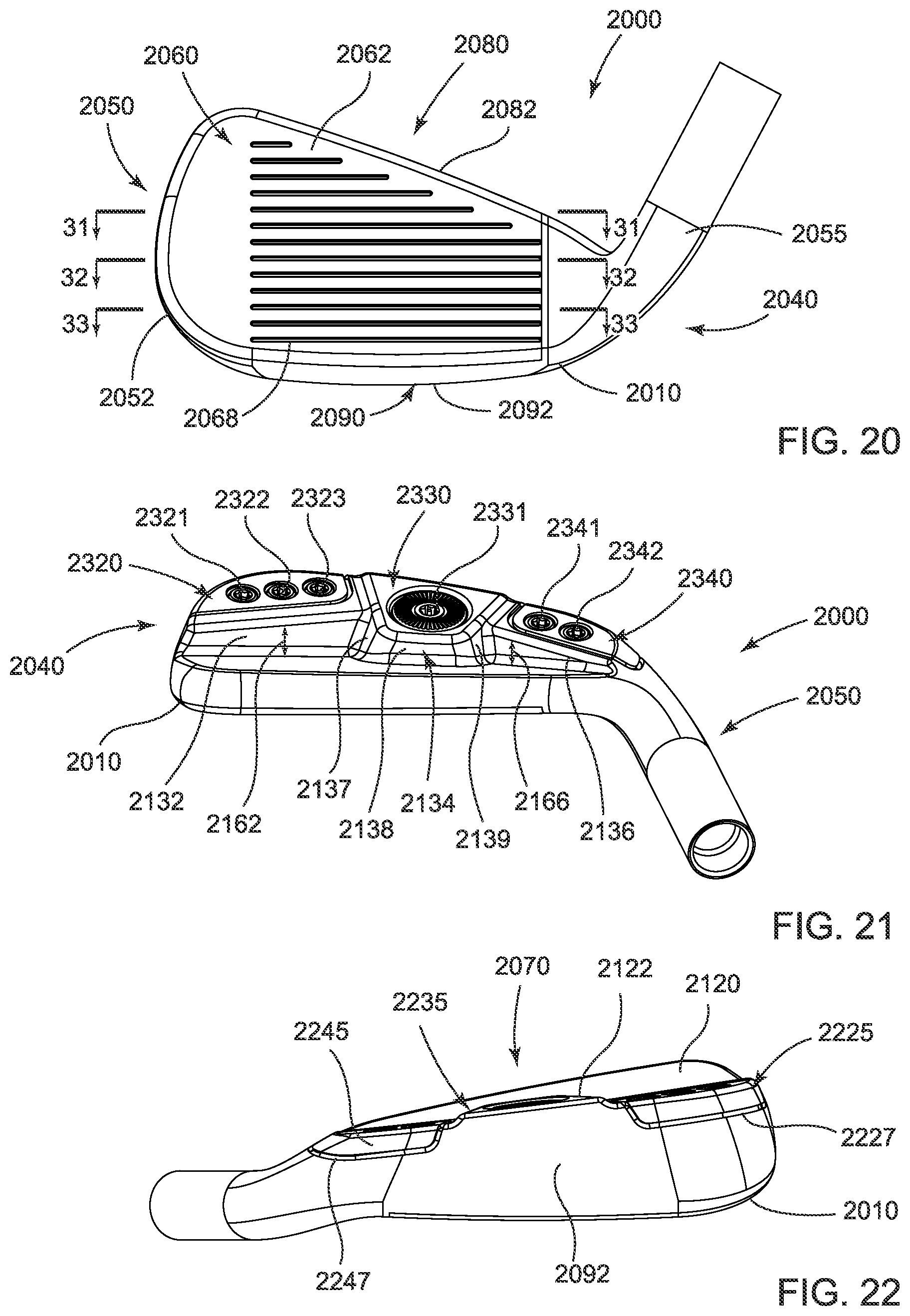 Patent US11779820 Figure 9 – Golf club heads and methods to manufacture golf club heads