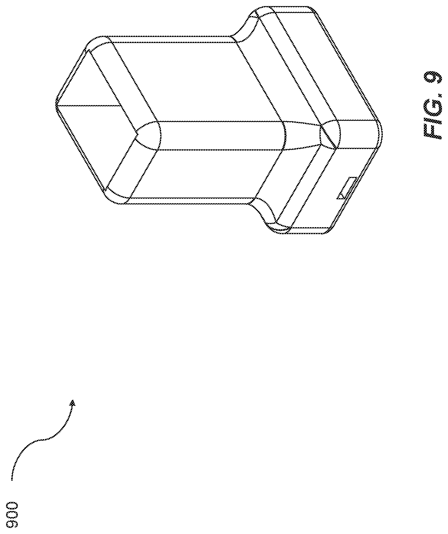 Patent US11779822 Figure 9 – Motion analyzer for sports equipment