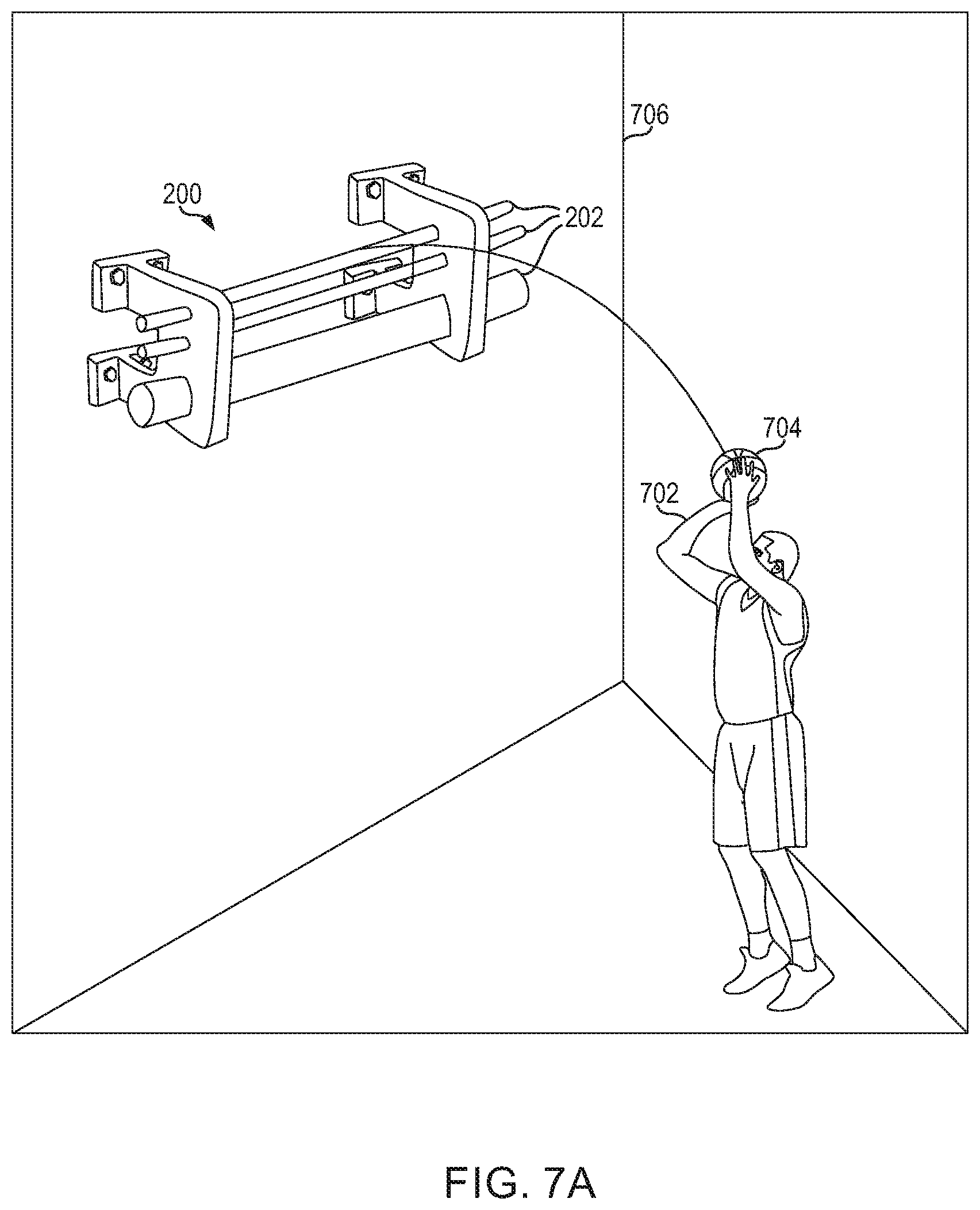 Patent US11779824 Figure 11 – Basketball training apparatus for improving basketball shot making and a method thereof