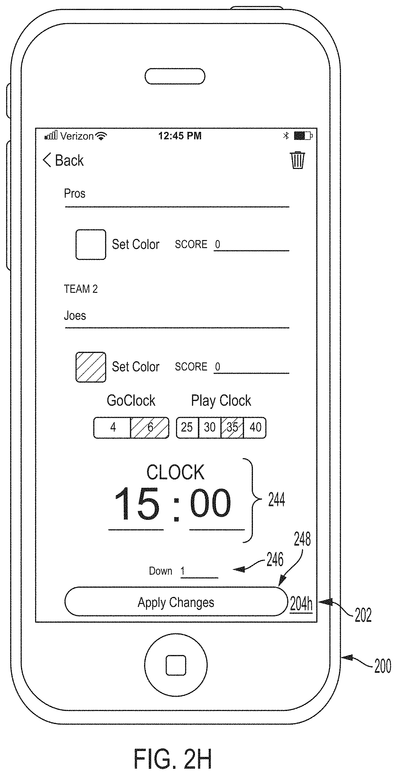 Patent US11779827 Figure 9 – System and user interface for officiating and spectating flag football