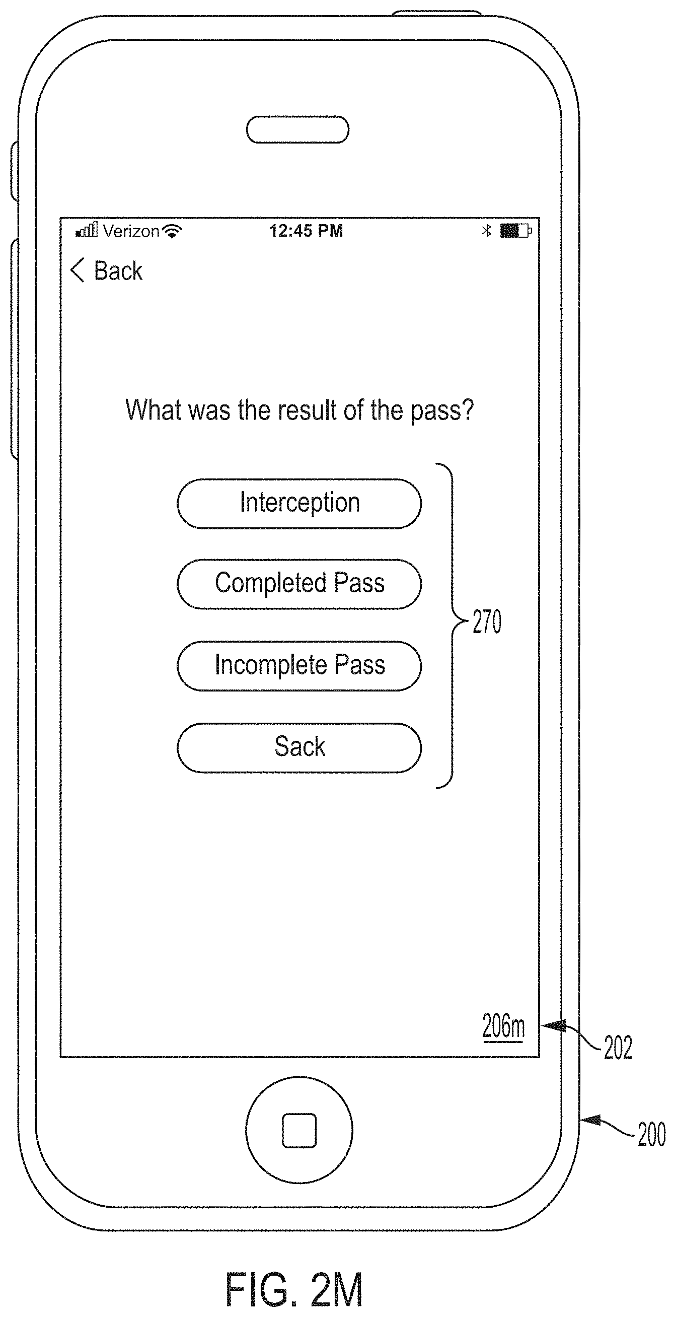 Patent US11779827 Figure 14 – System and user interface for officiating and spectating flag football
