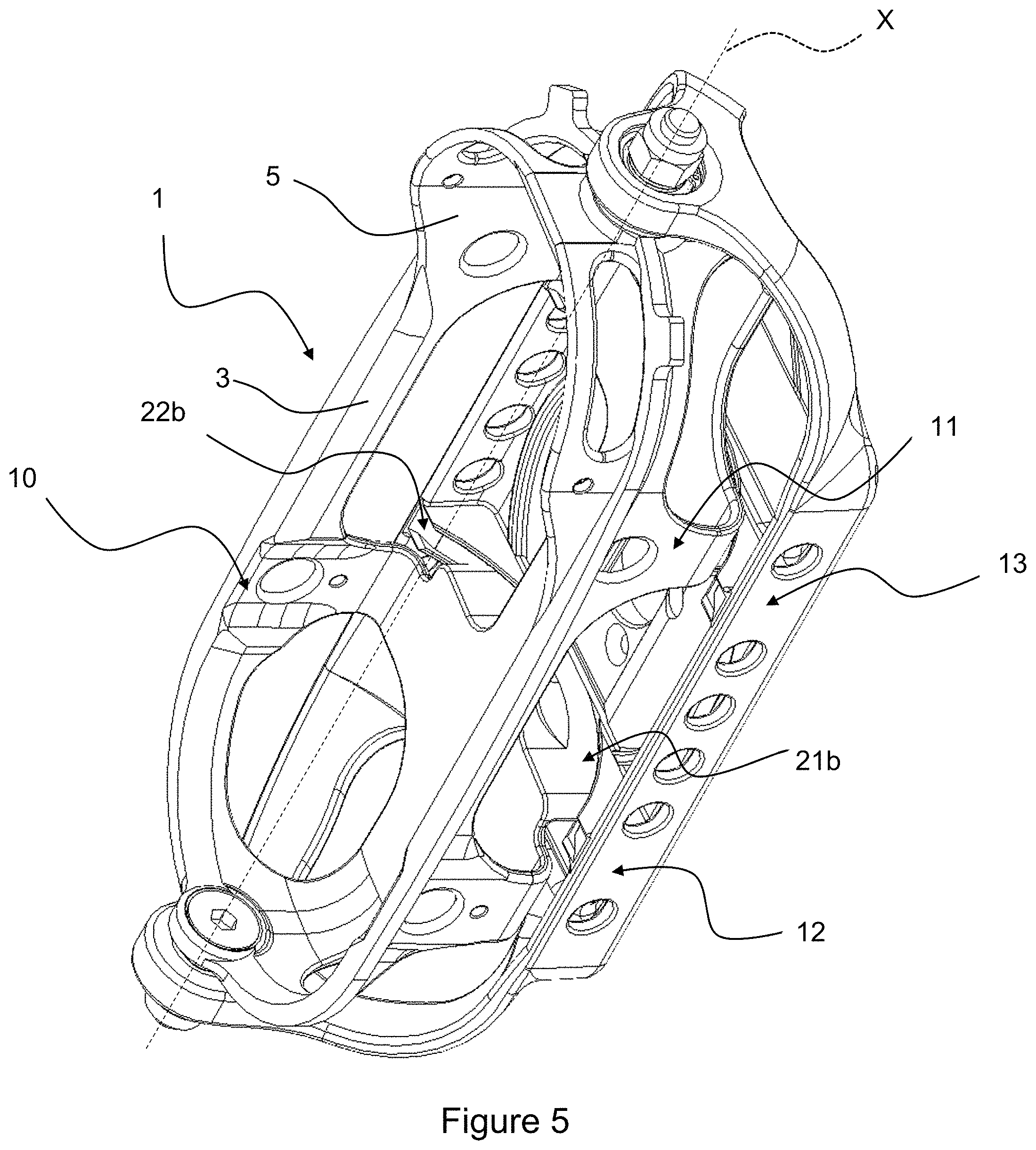 Patent US11779828 Figure 5 – Snowboard binding and snowboard