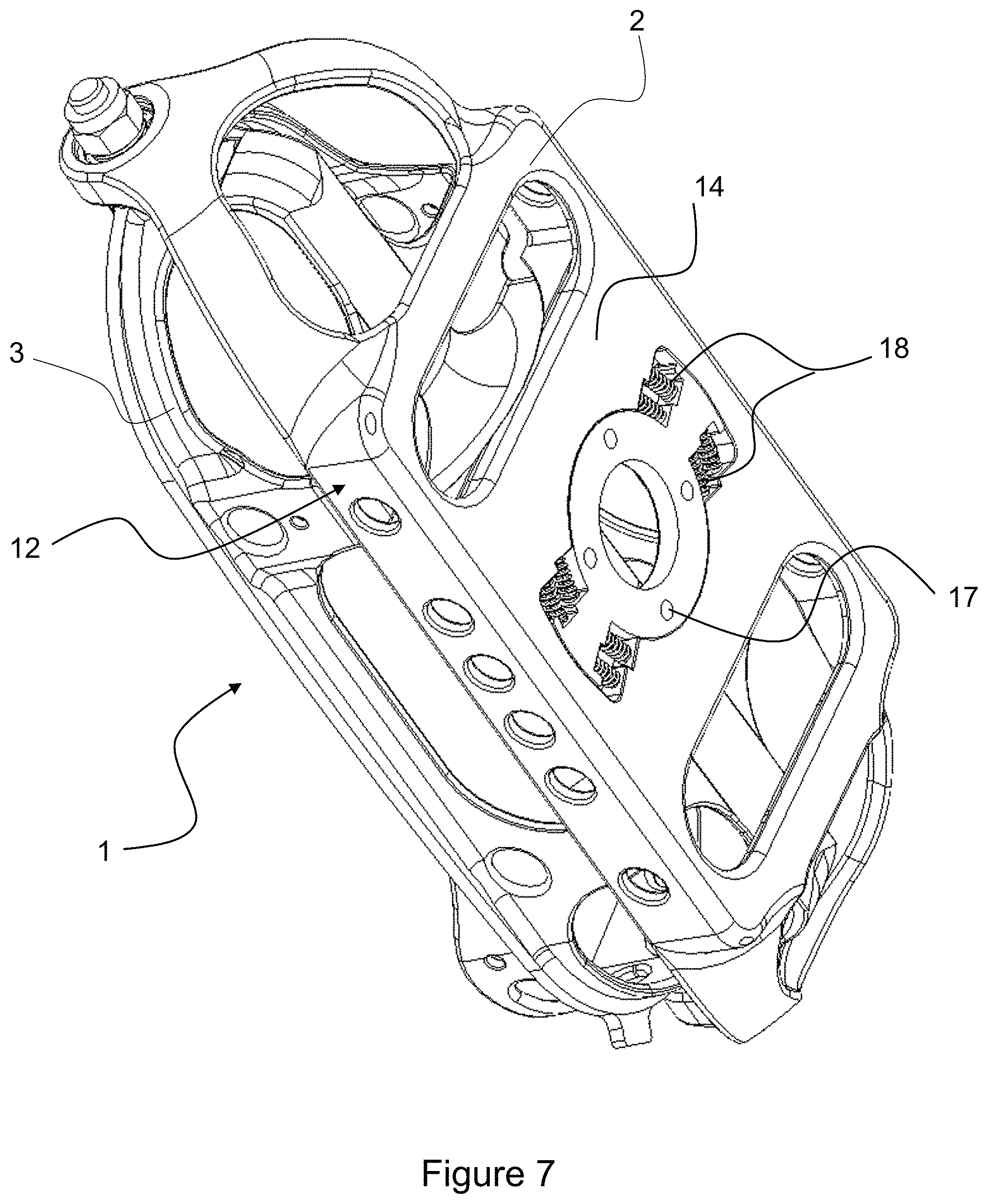 Patent US11779828 Figure 7 – Snowboard binding and snowboard
