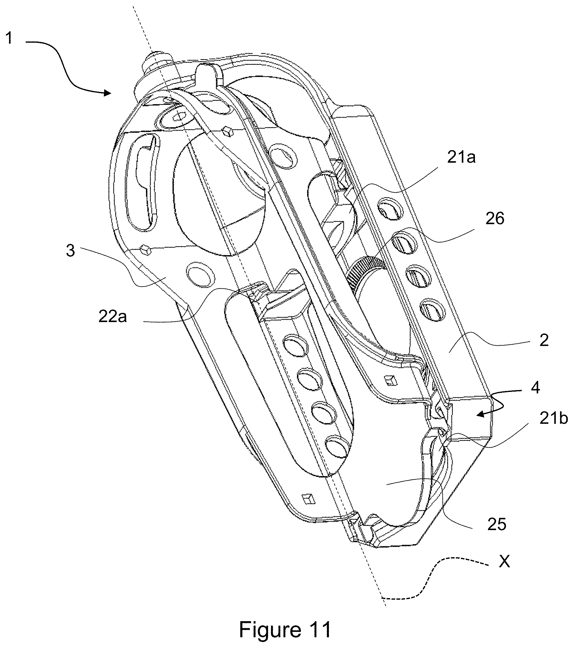 Patent US11779828 Figure 11 – Snowboard binding and snowboard