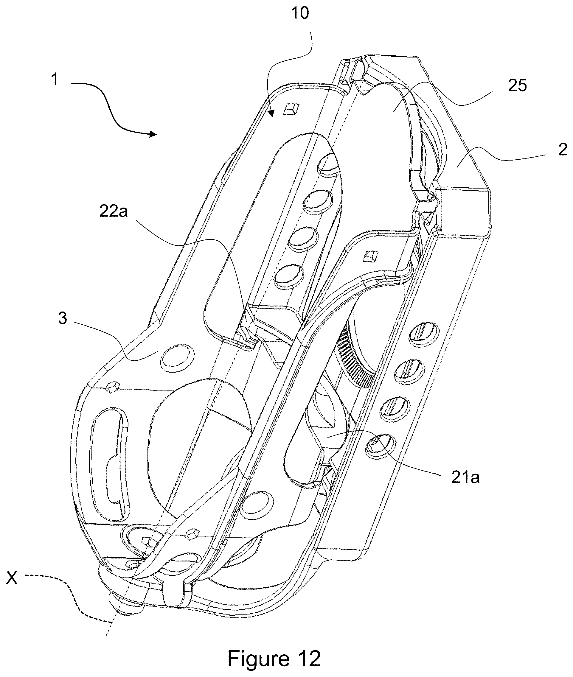 Patent US11779828 Figure 12 – Snowboard binding and snowboard