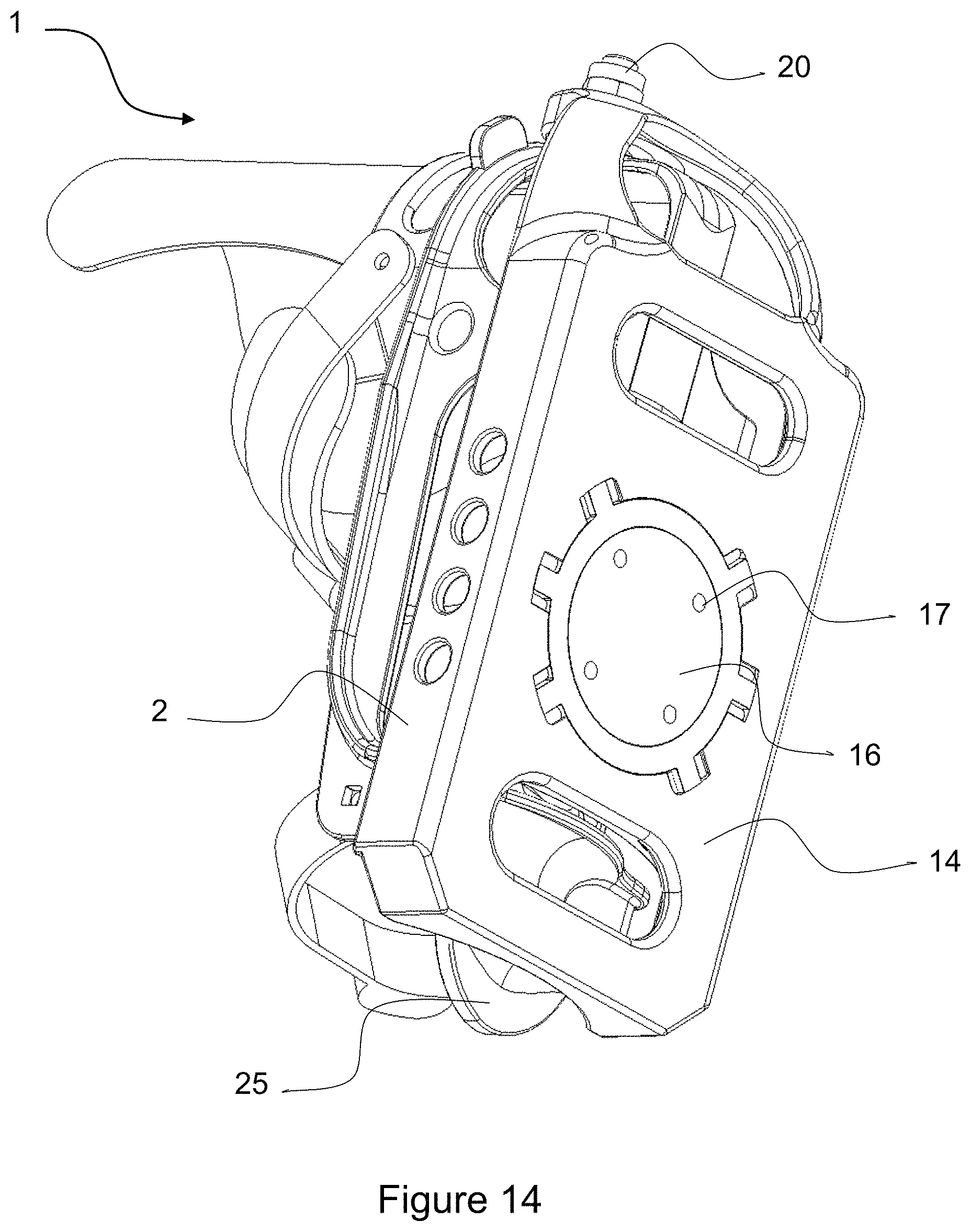 Patent US11779828 Figure 14 – Snowboard binding and snowboard