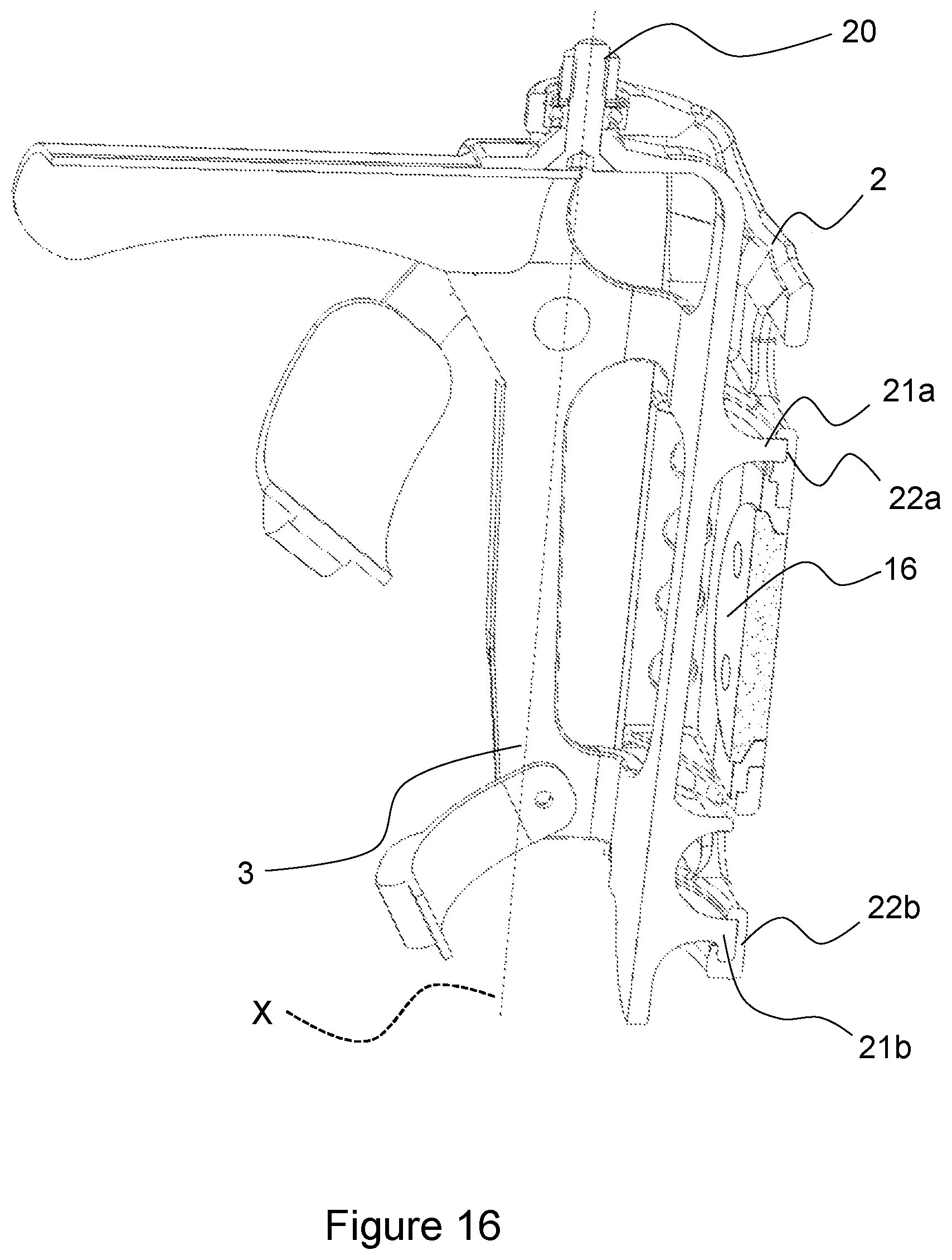 Patent US11779828 Figure 16 – Snowboard binding and snowboard