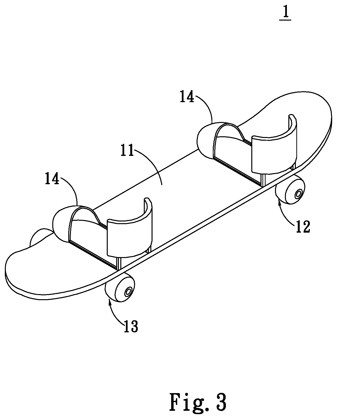 Patent US11779829 Figure 3 – Skateboard
