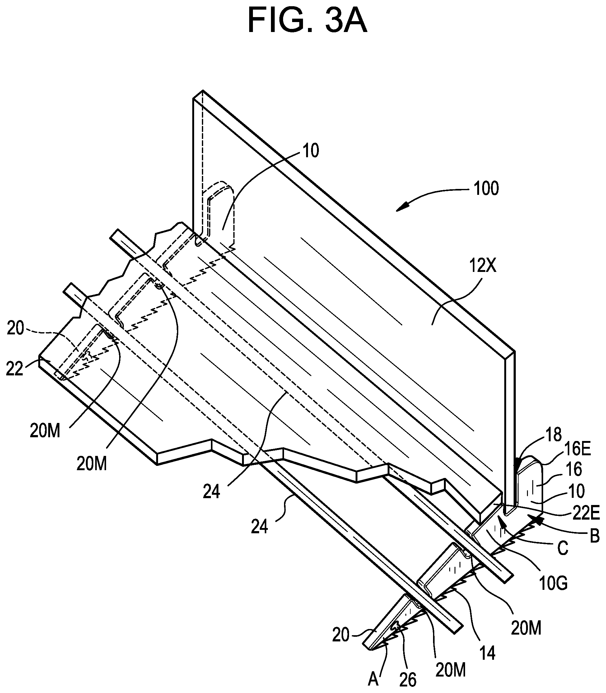 Patent US11779831 Figure 11 – Support member for elevating a retaining wall panel