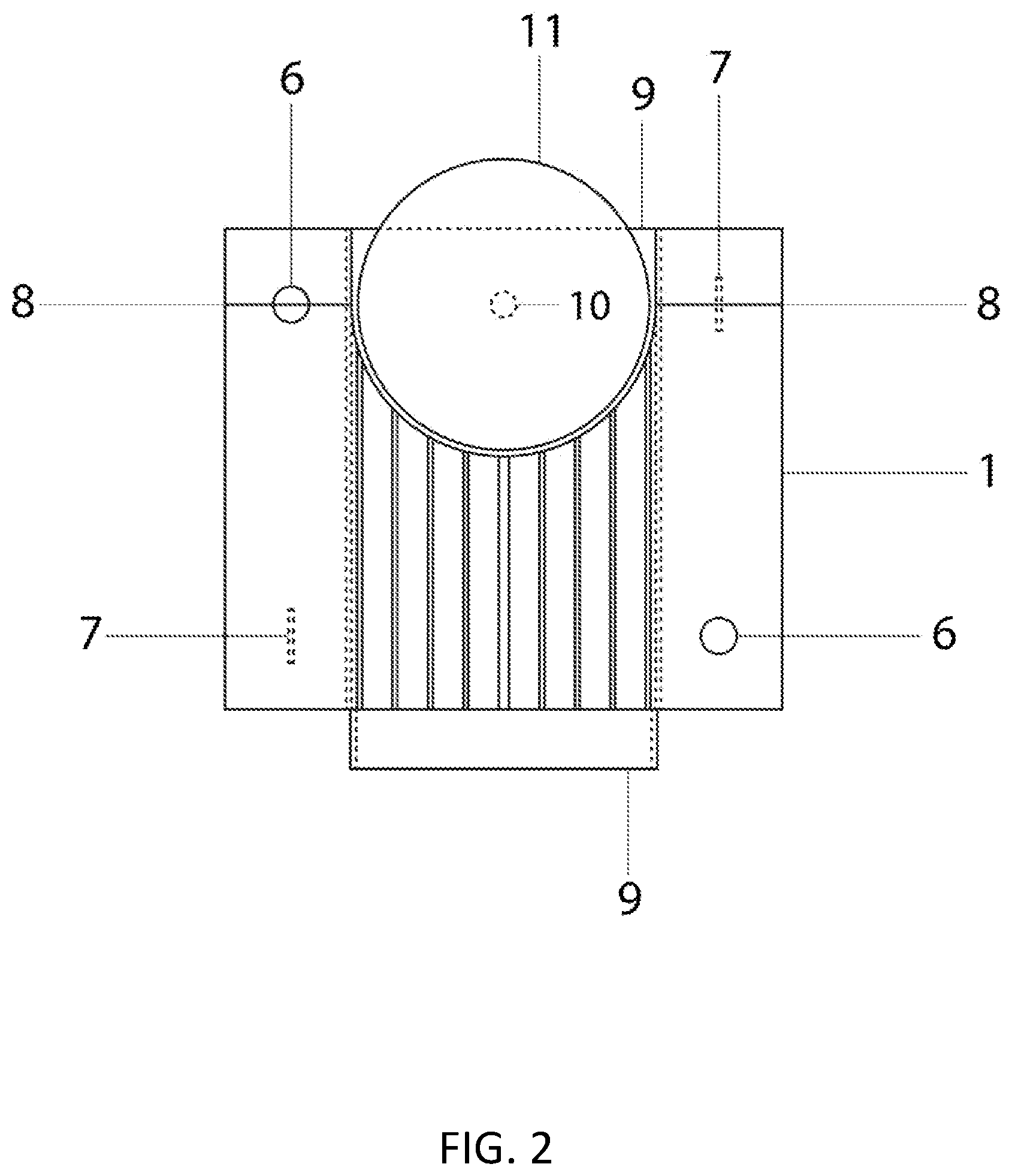 Patent US11779832 Figure 2 – Billiard training device to control the cue ball after impacting a target ball