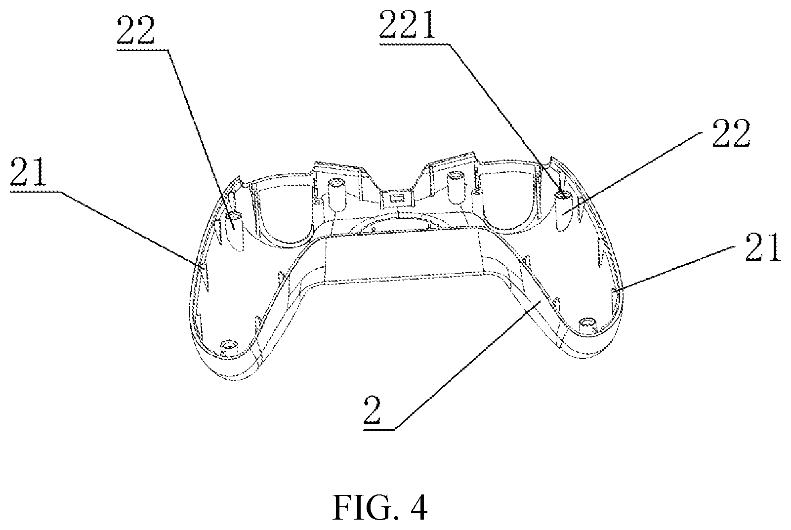 Patent US11779835 Figure 4 – Video game controller