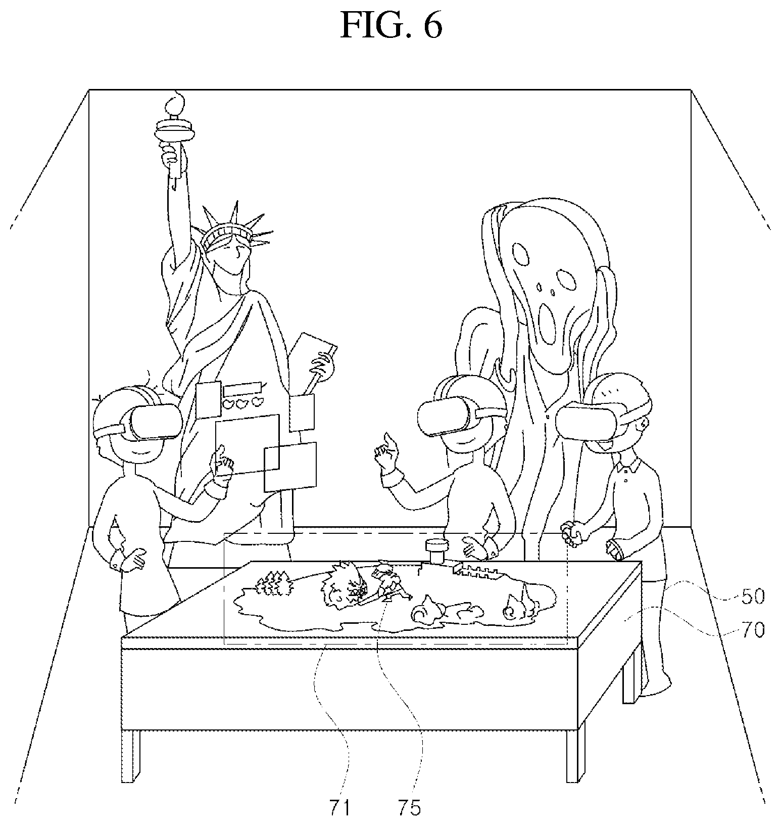 Patent US11779841 Figure 6 – Device and method for rendering VR content that provide bird's eye view perspectives