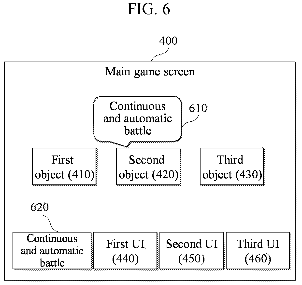 Patent US11779842 Figure 6 – Method and system for providing game using continuous and automatic battle function