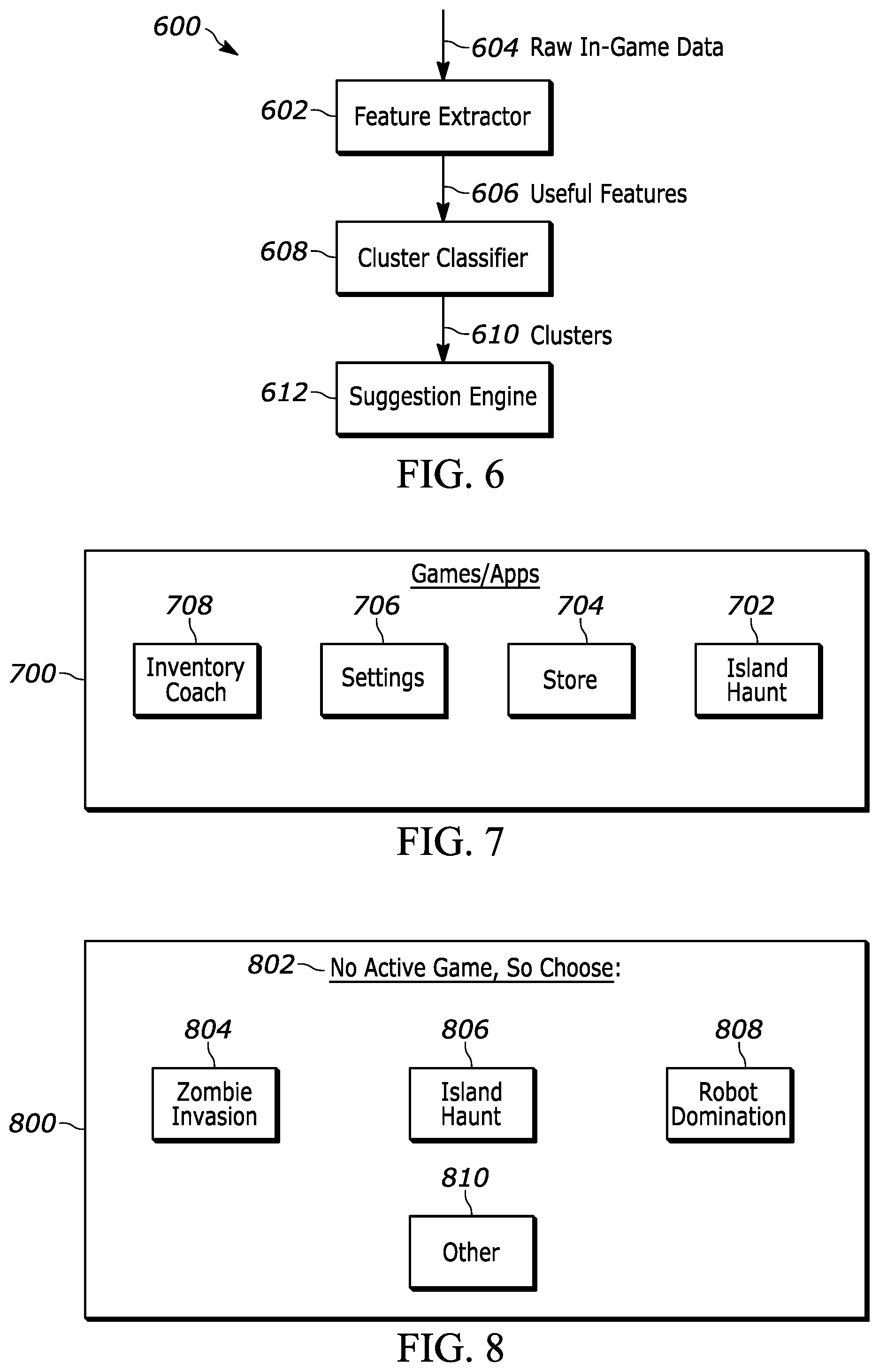 Patent US11779844 Figure 6 – Video game inventory coach