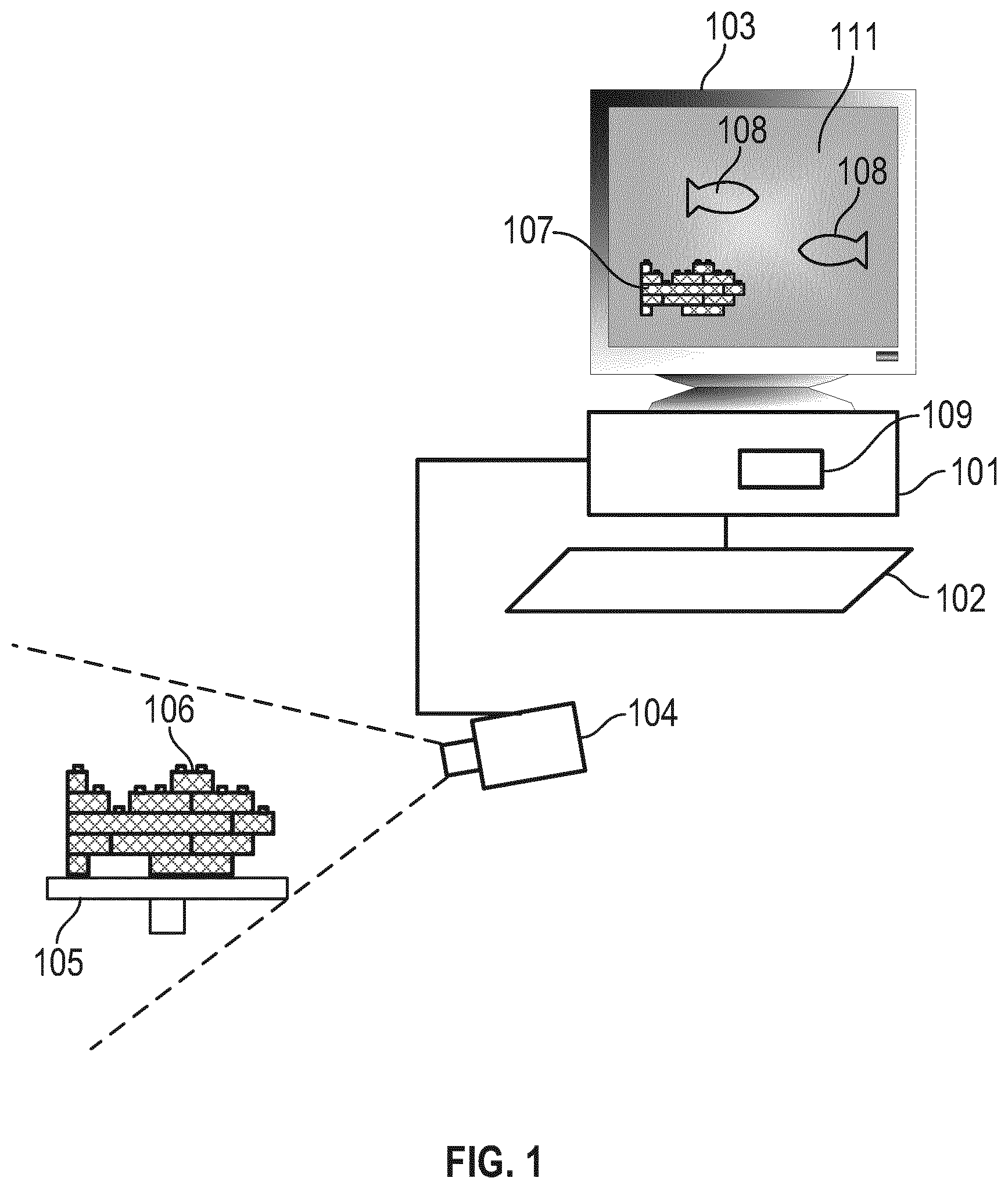 Patent US11779846 — Method for creating a virtual object — Figure 1