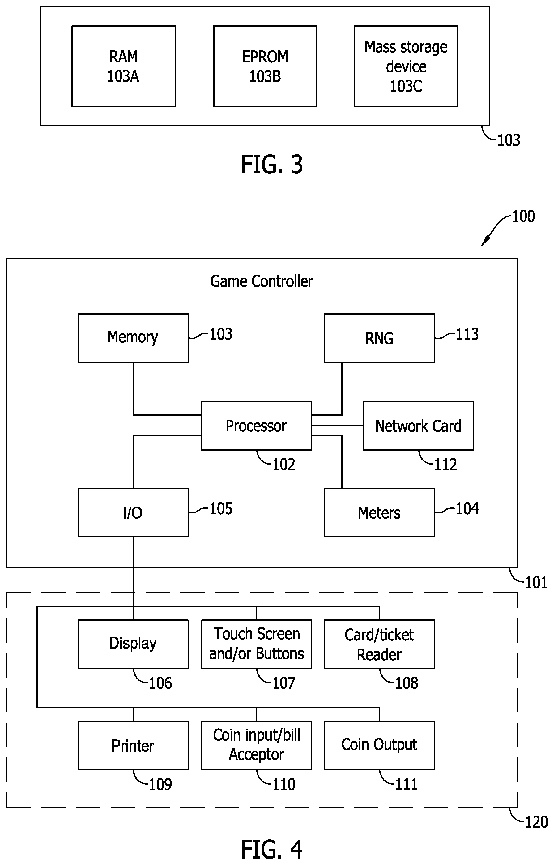 Patent US11779849 Figure 3 – Electronic gaming machine including a wireless charging apparatus