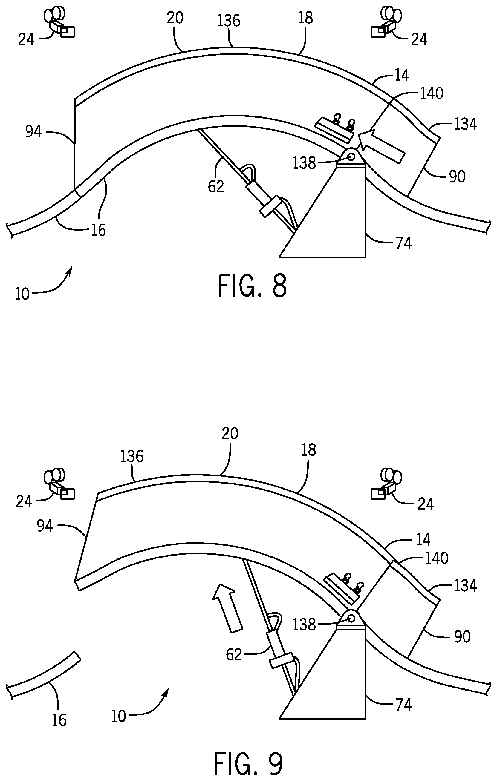 Patent US11779850 Figure 6 – Amusement park ride tunnel