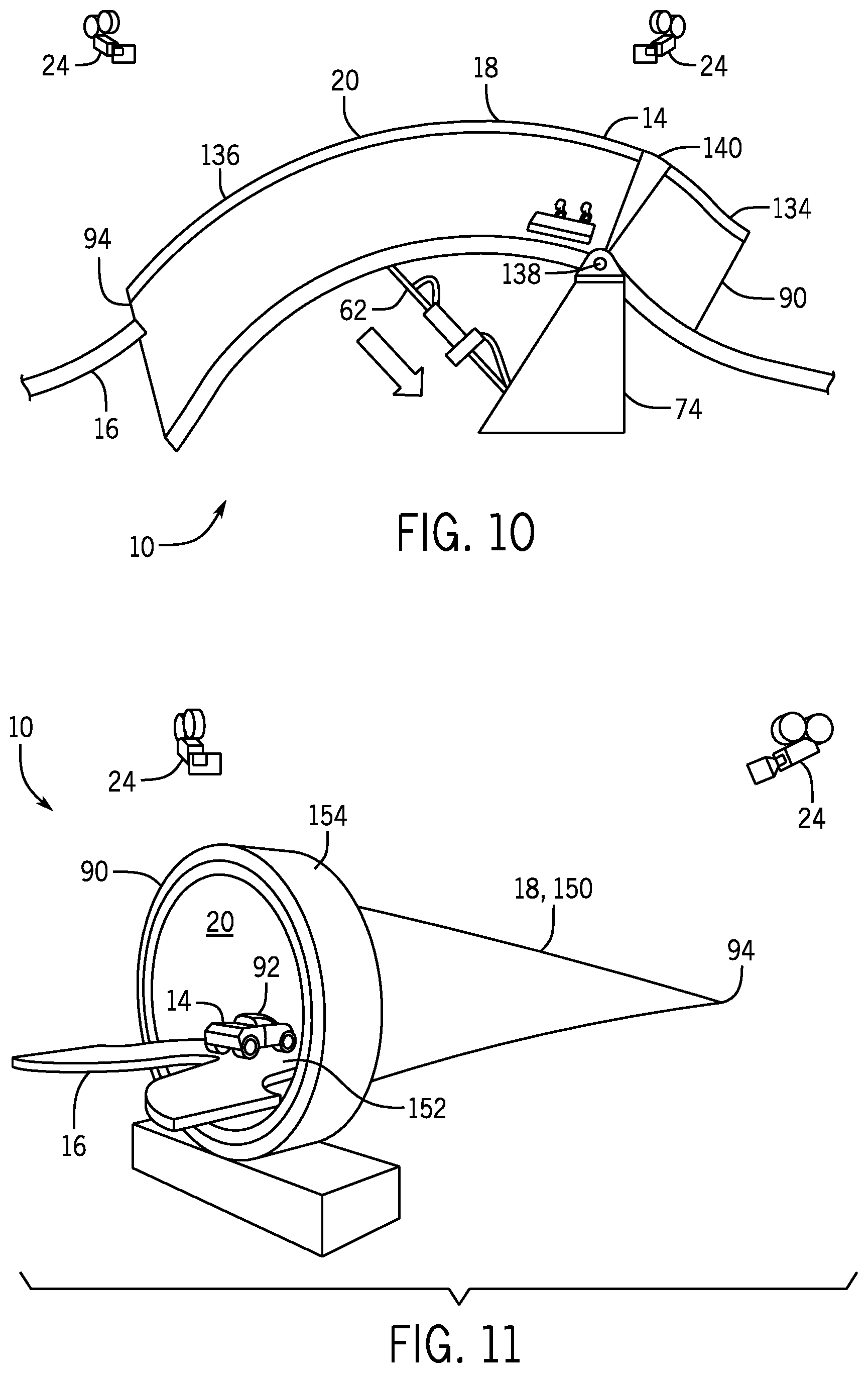 Patent US11779850 Figure 7 – Amusement park ride tunnel