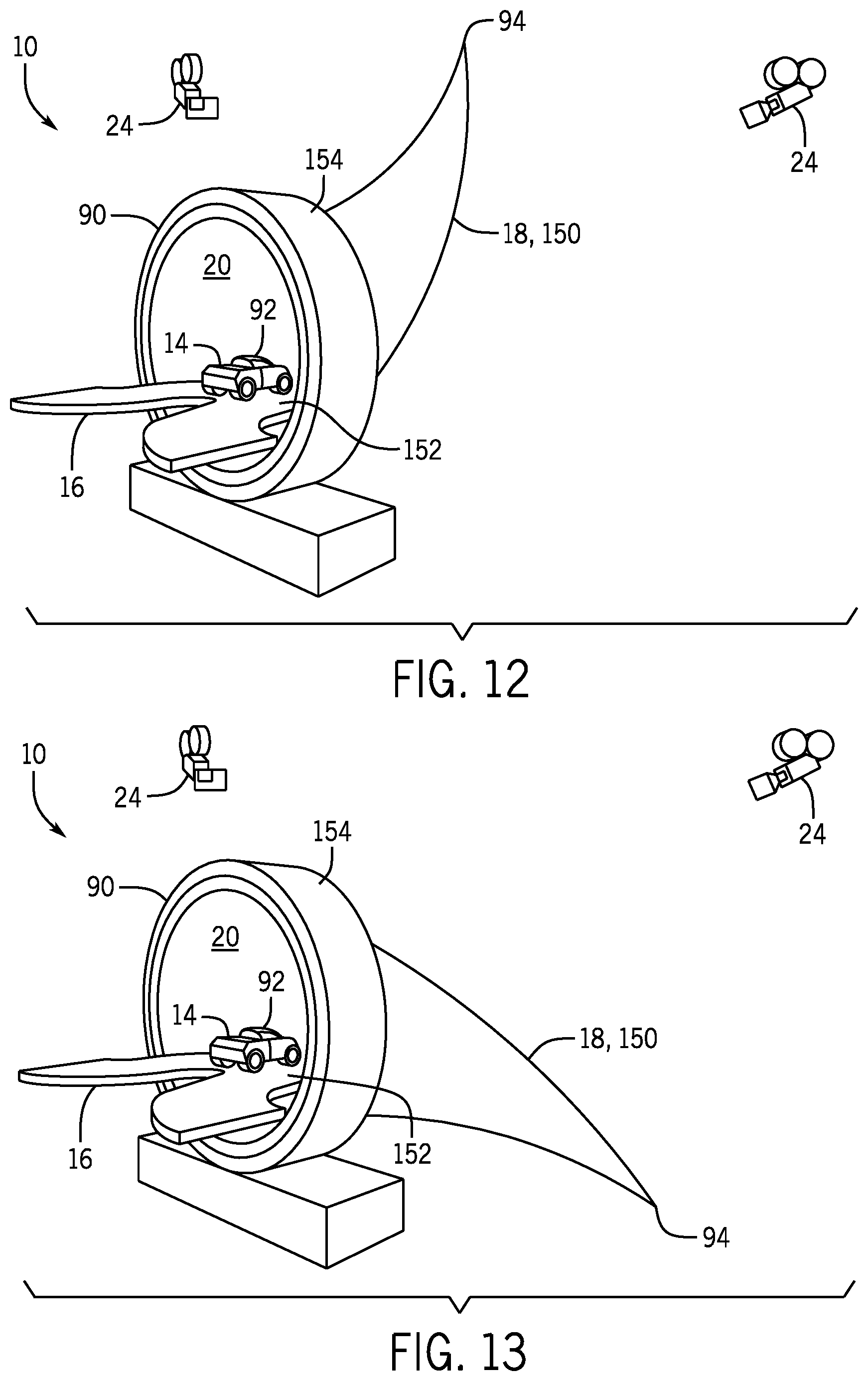 Patent US11779850 Figure 8 – Amusement park ride tunnel