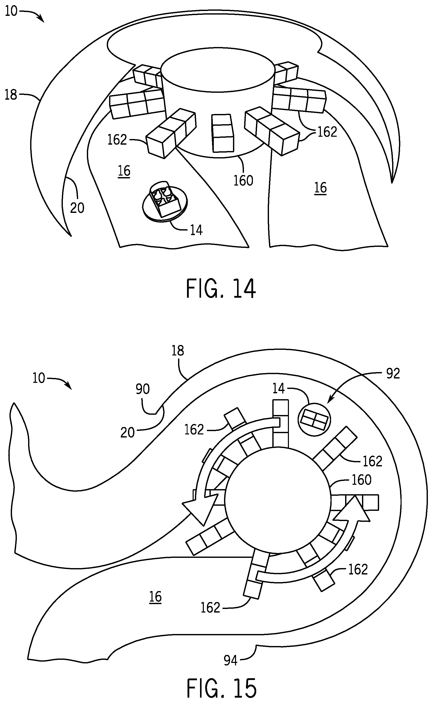 Patent US11779850 Figure 9 – Amusement park ride tunnel
