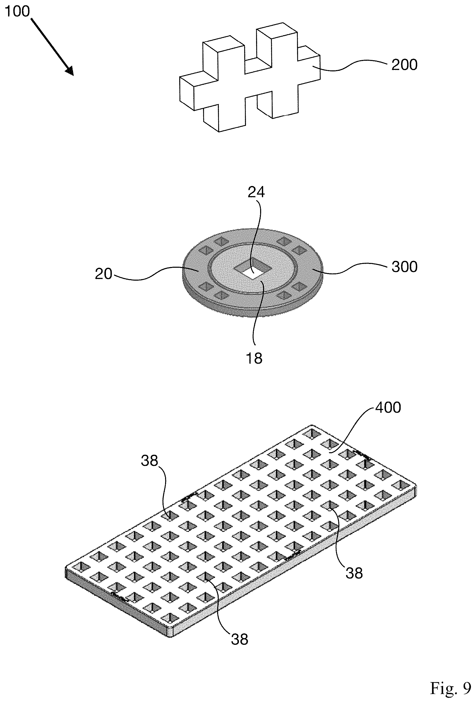 Patent US11779852 Figure 10 – Toy building blocks
