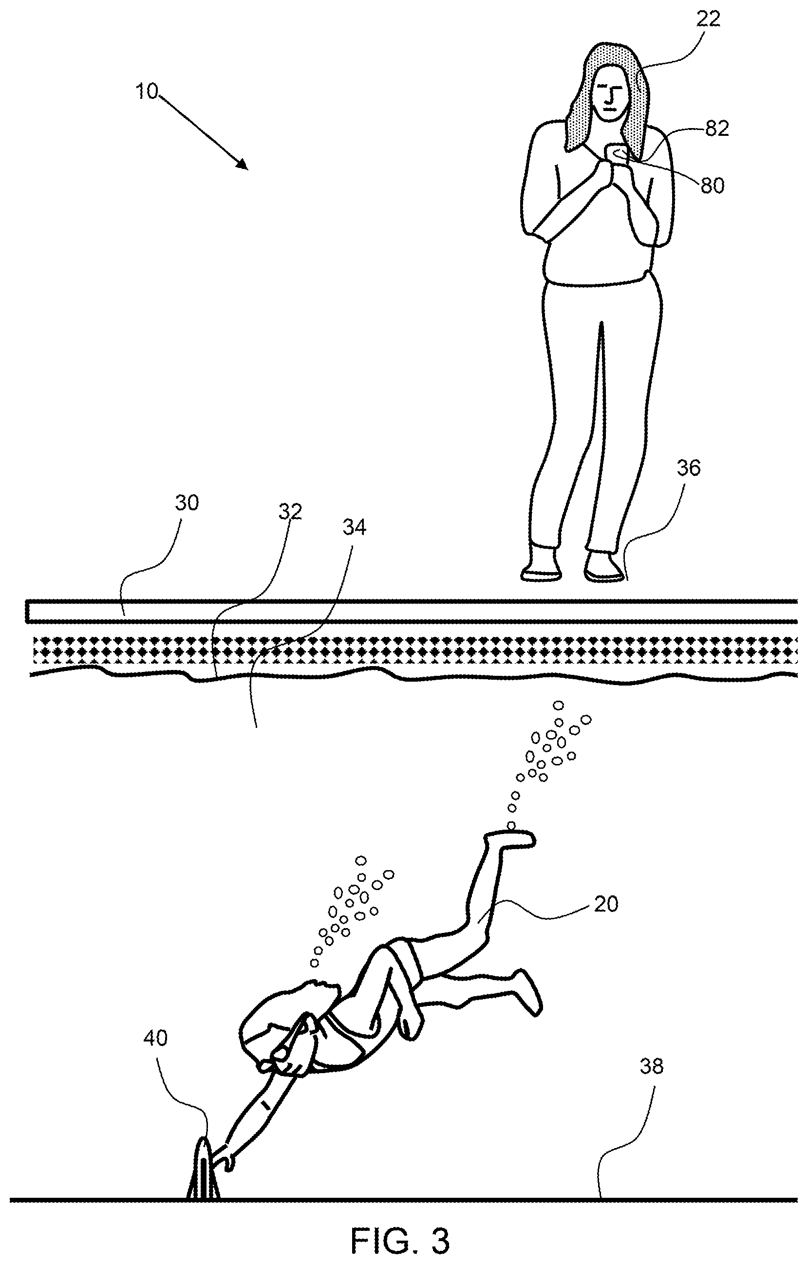 Patent US11779854 Figure 2 – Underwater retrieval game method employing a submersible target