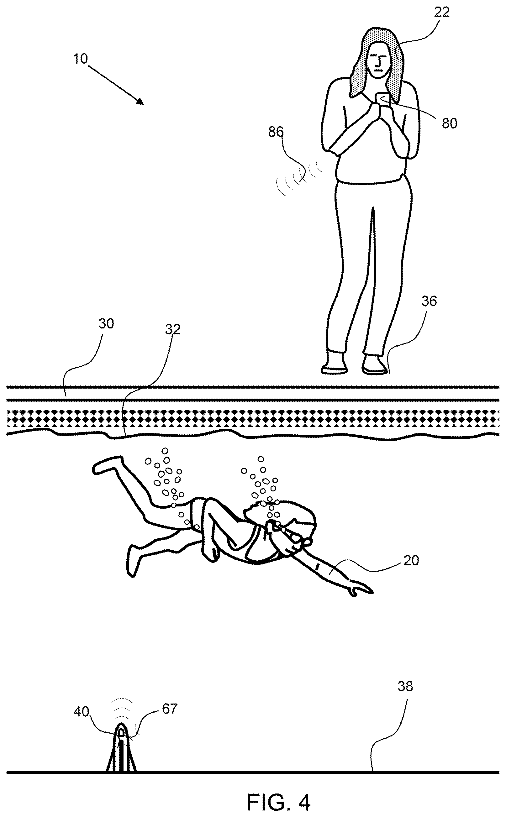 Patent US11779854 Figure 3 – Underwater retrieval game method employing a submersible target