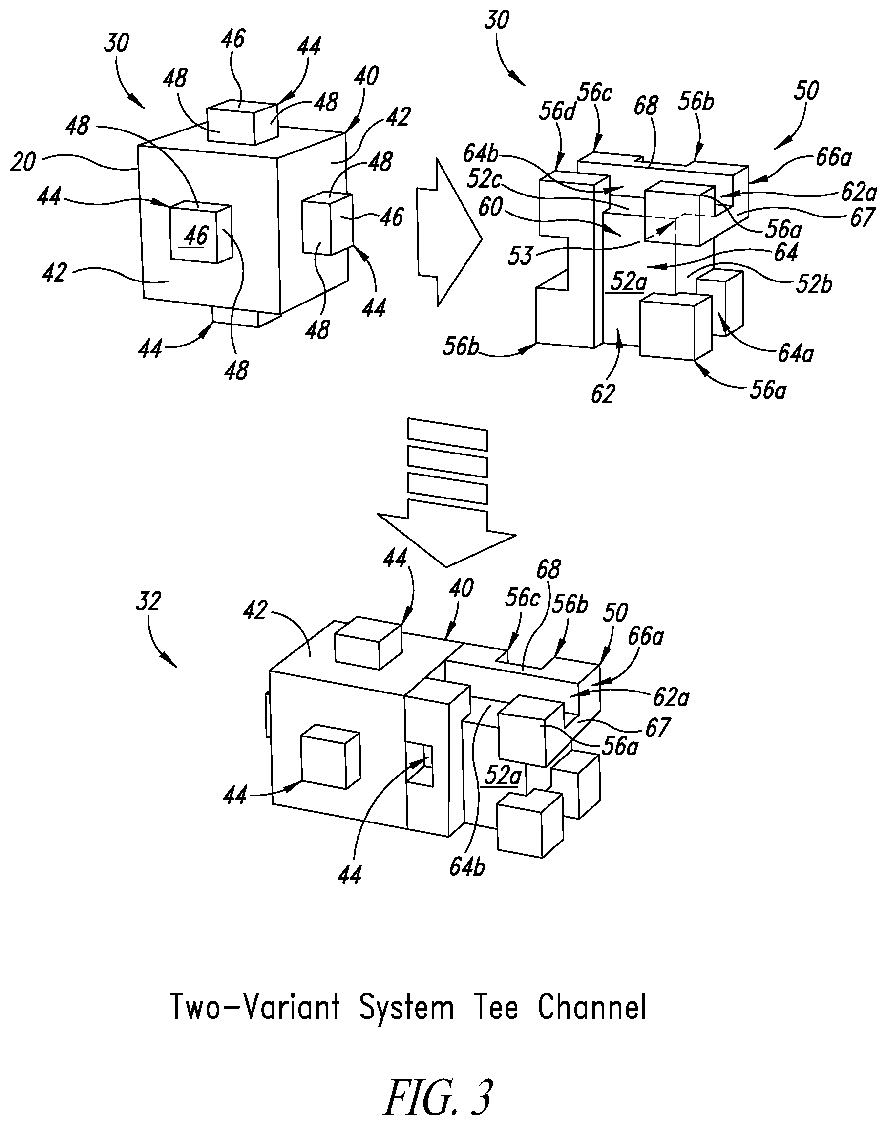 Patent US11779855 Figure 3 – Modular toy block system