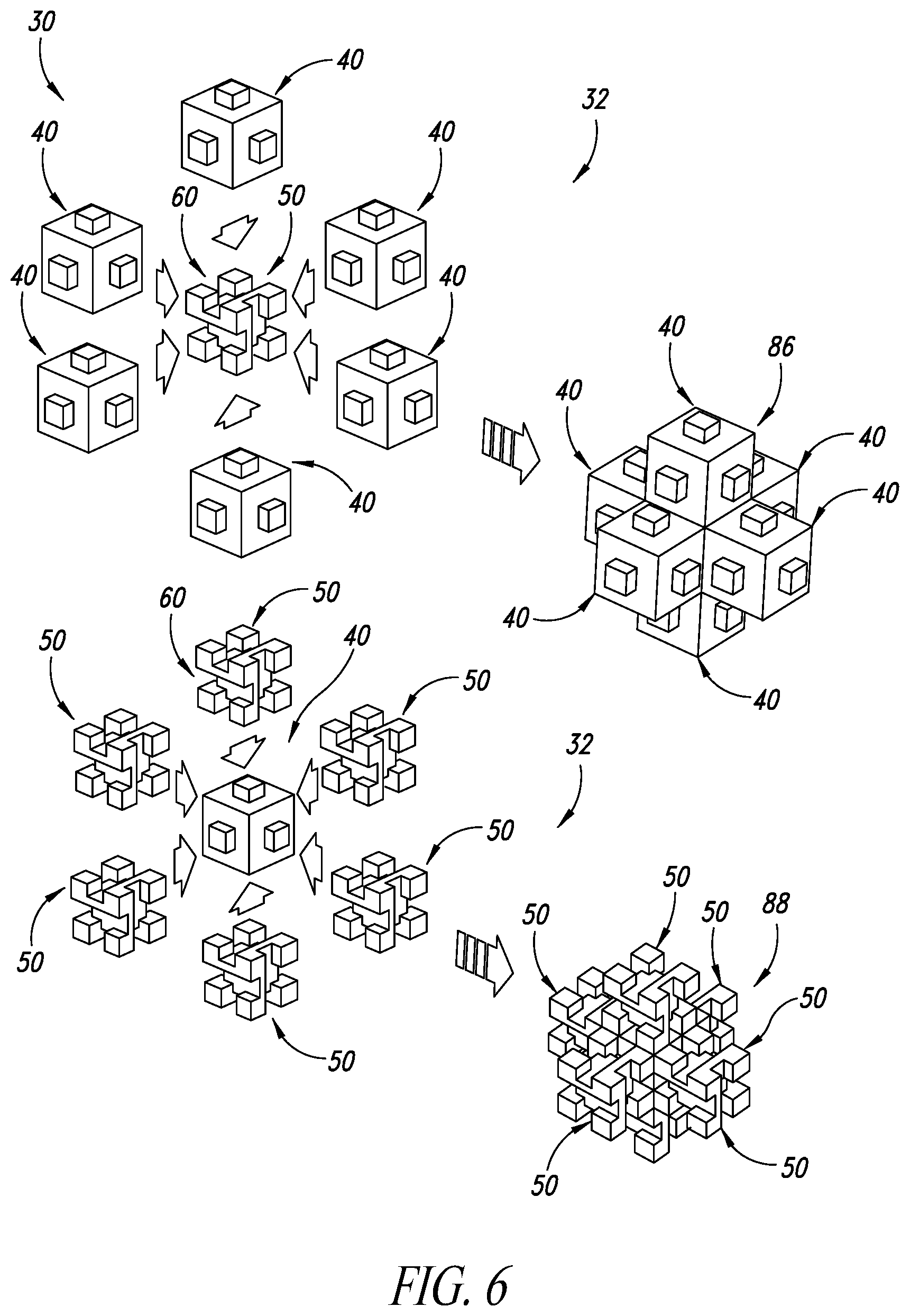Patent US11779855 Figure 6 – Modular toy block system