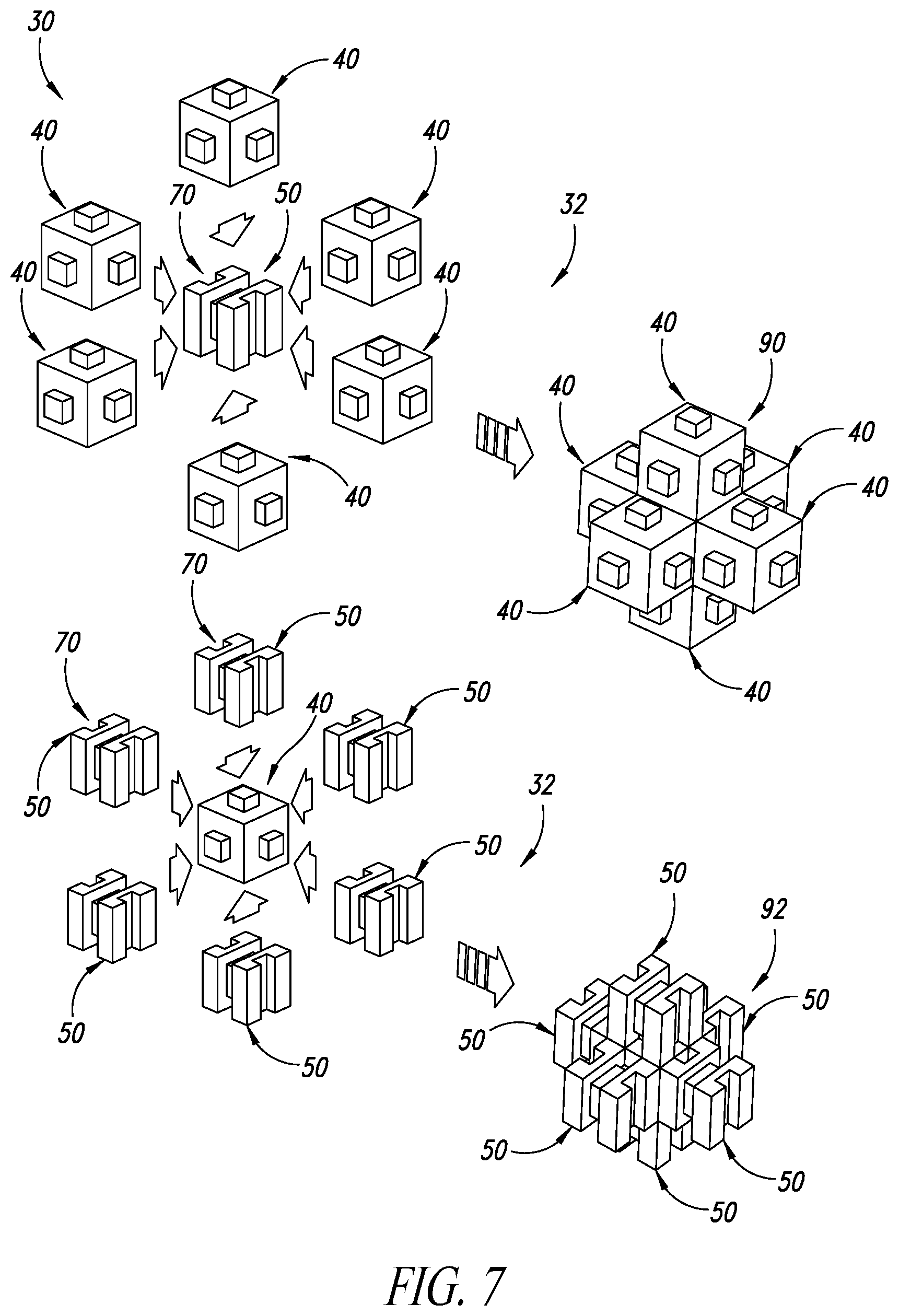 Patent US11779855 Figure 7 – Modular toy block system